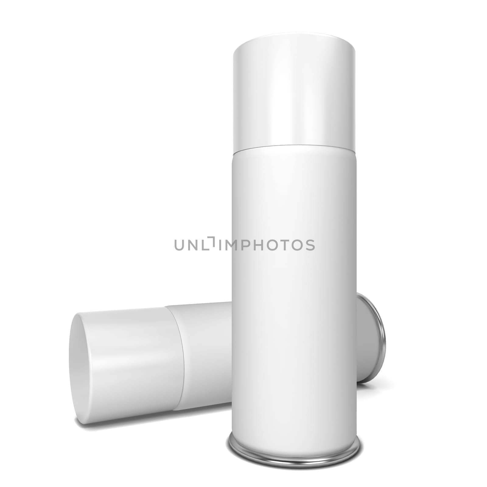Blank spray. 3d illustration isolated on white background