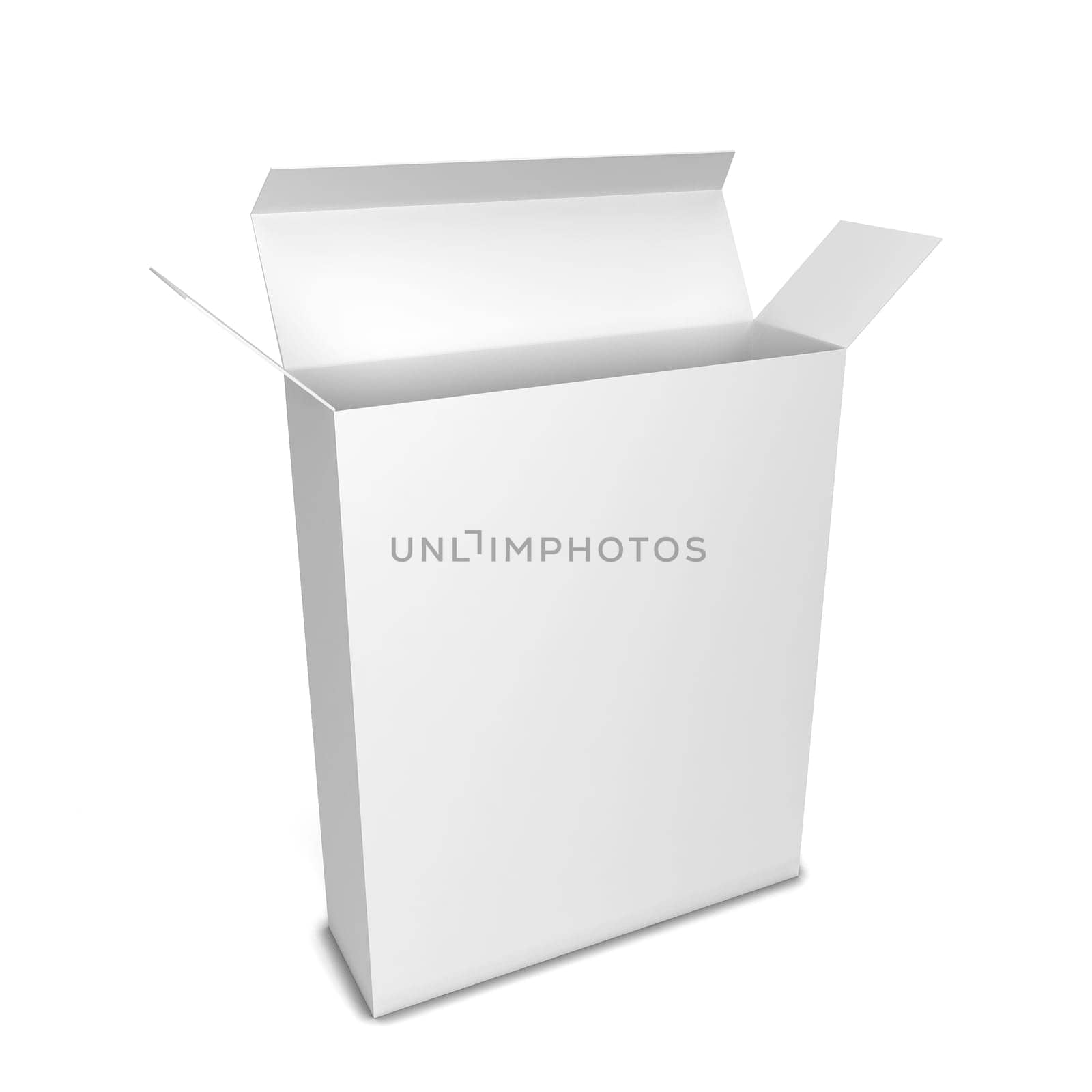 Software package. 3d illustration isolated on white background