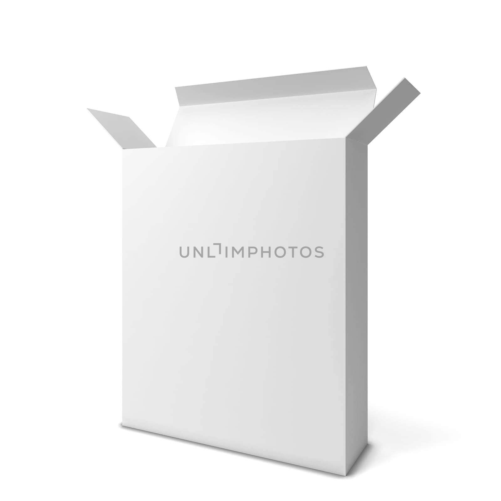 Software package. 3d illustration isolated on white background