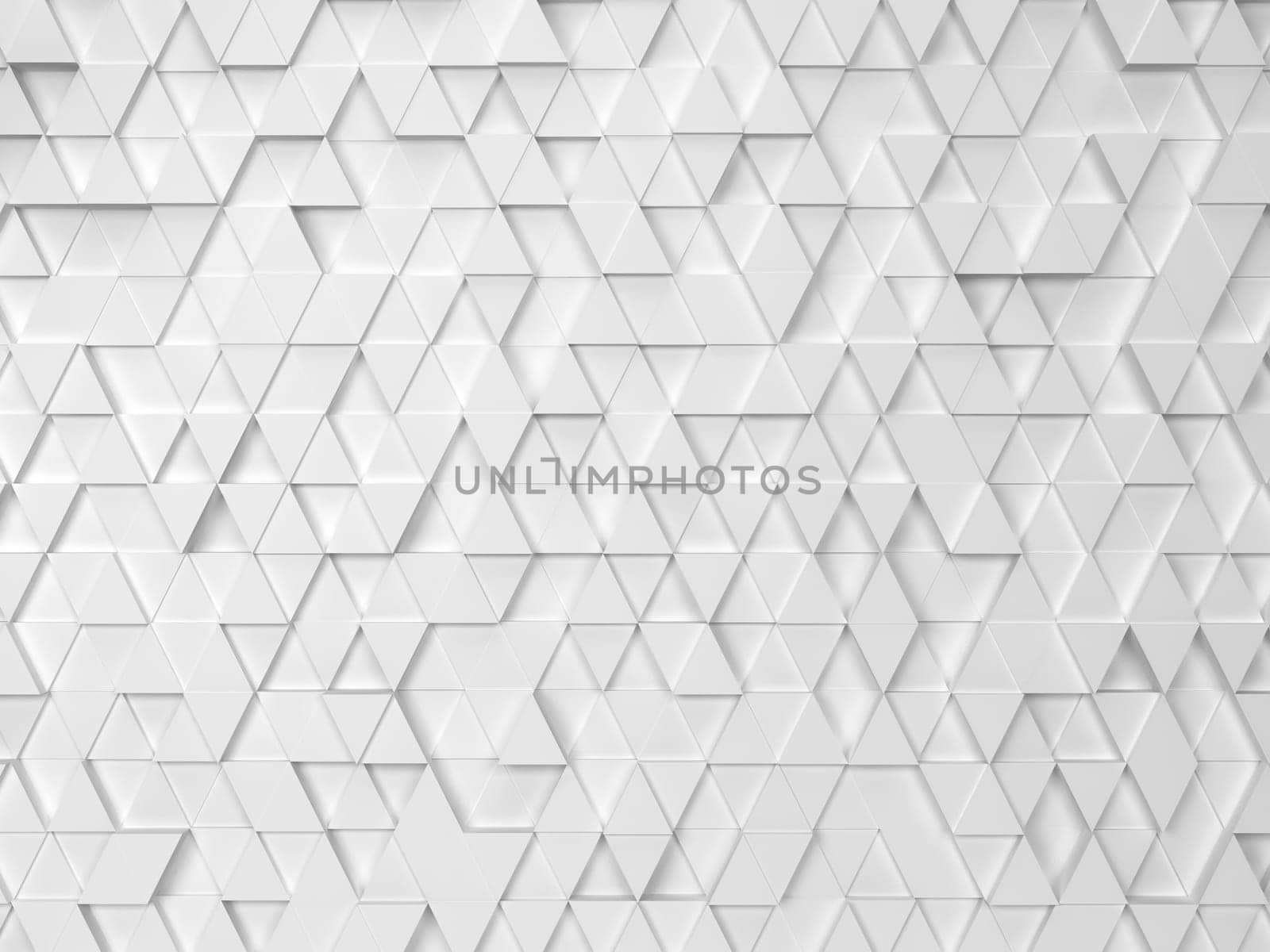 Abstract triangle pattern. 3d background.