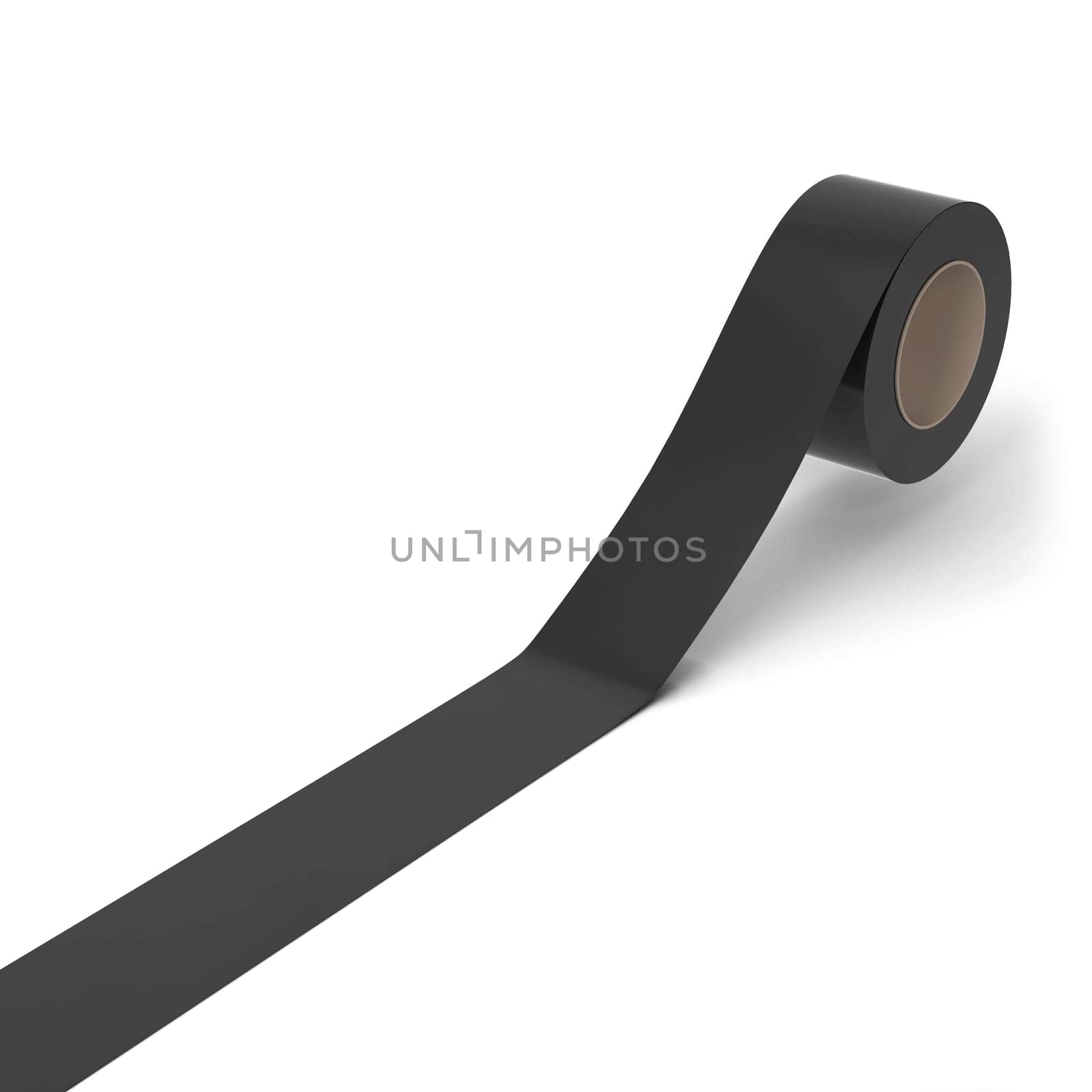 Blank scotch tape. 3d illustration isolated on white background