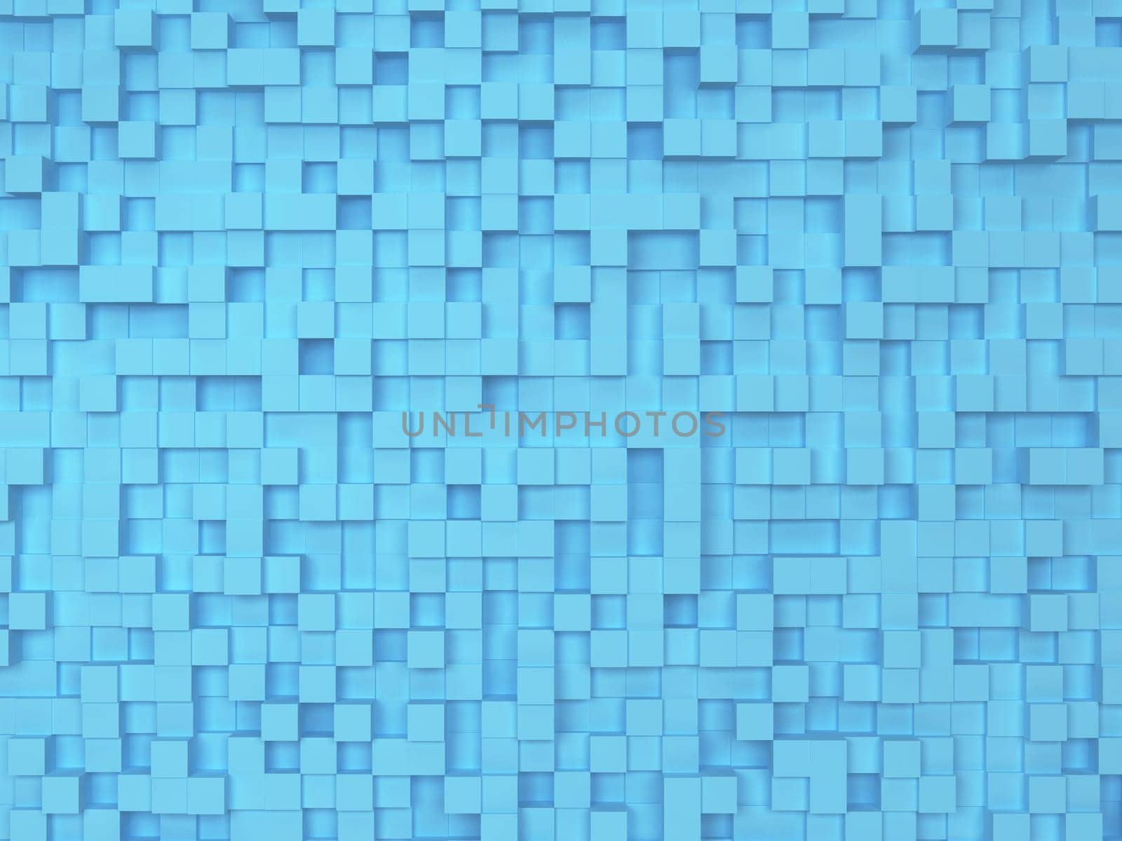 Abstract square background. 3d illustration