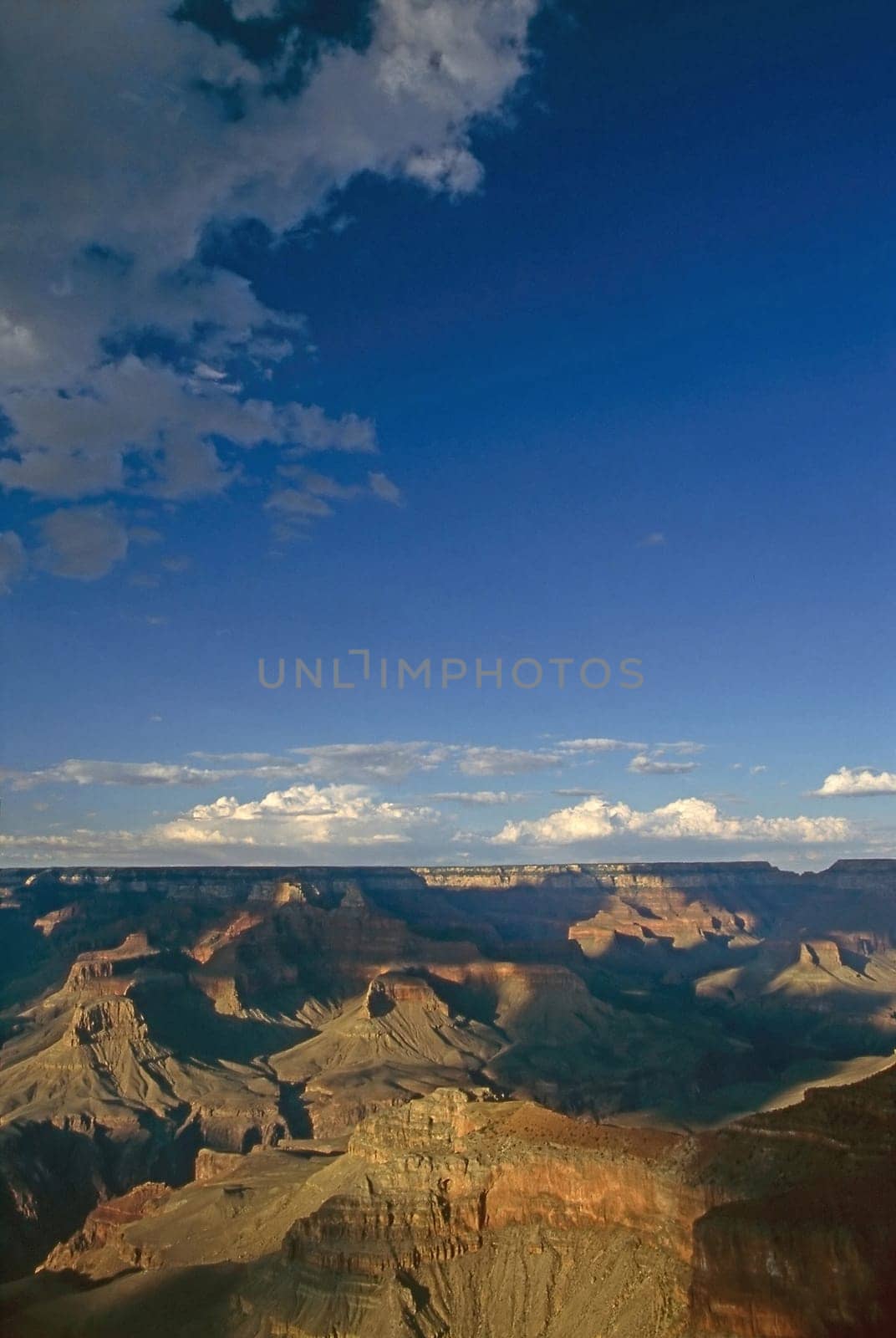 Grand Canyon with clouds in Arizona