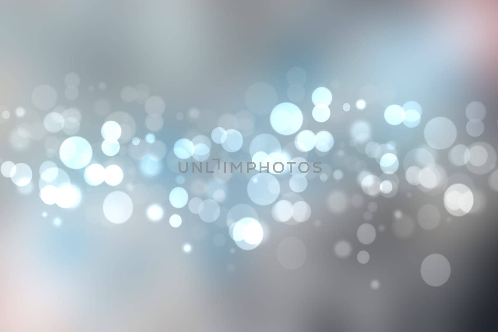 Blue bright abstract Bokeh with colorful circles. Template for your product display montage. Beautiful texture.
