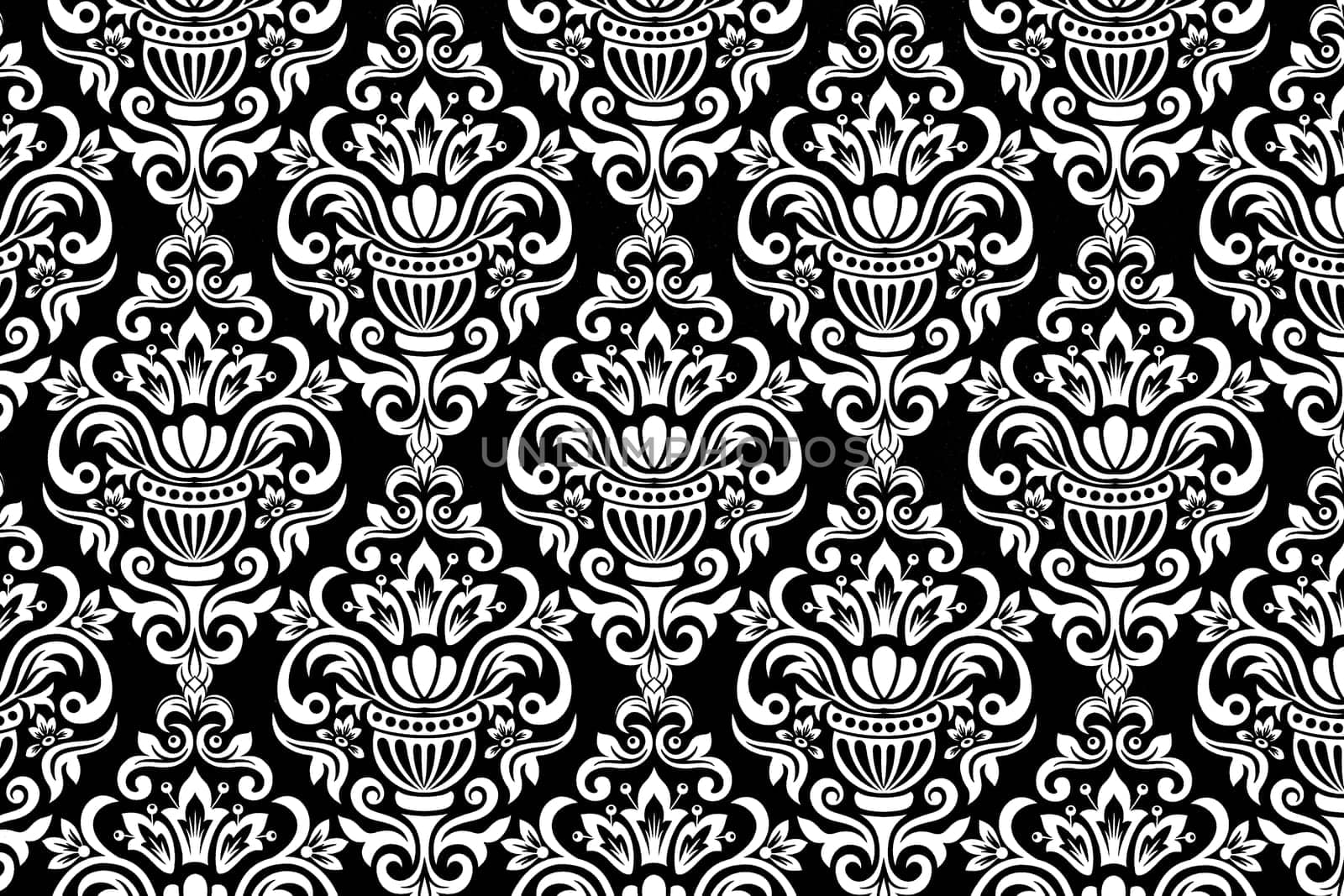 Beautiful seamless floral pattern on grunge background