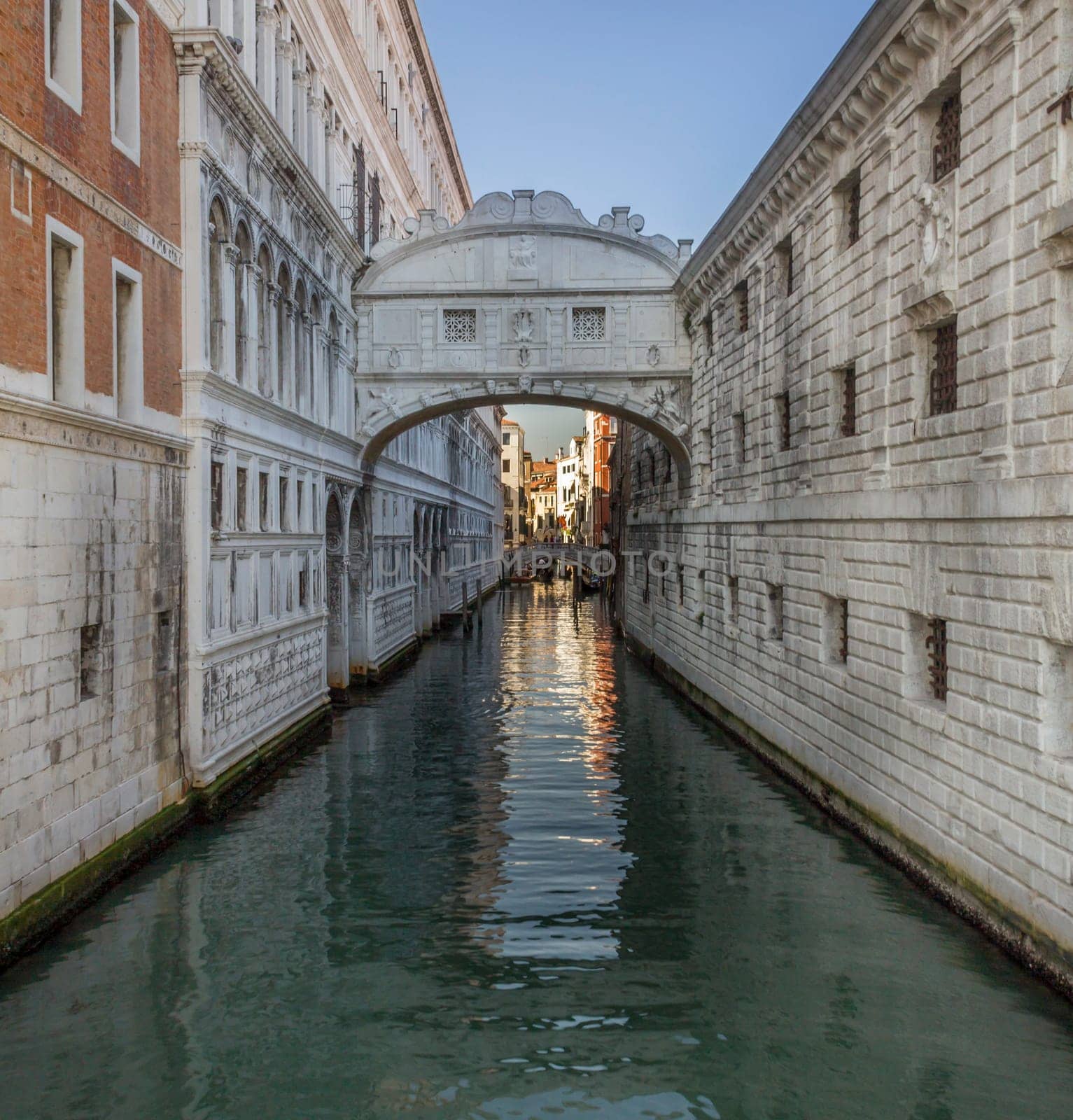 Bridge of Sighs, Ponte dei Sospiri in Venezia, Venice Italy.