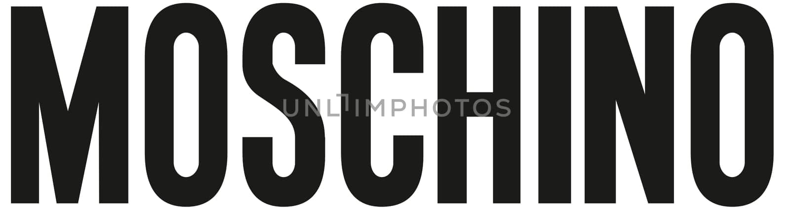 moschino logo fashion luxury brand clothes illustration