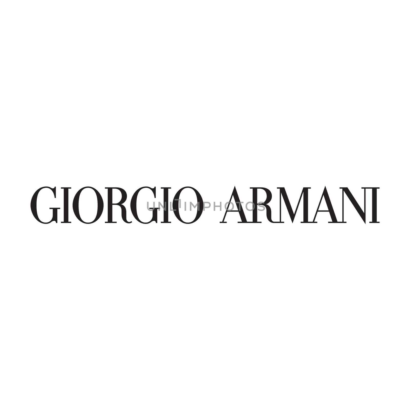 giorgio armani logo fashion luxury brand  clothes illustration