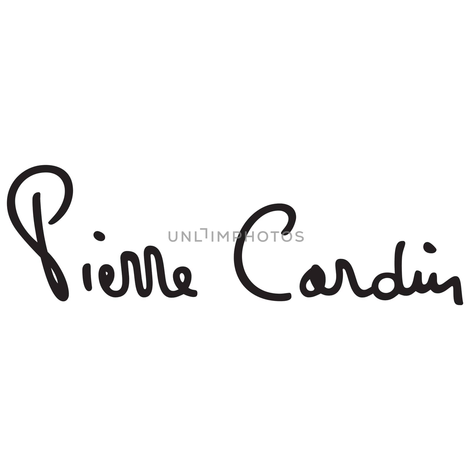 Pierre Cardin logo fashion luxury brand clothes illustration