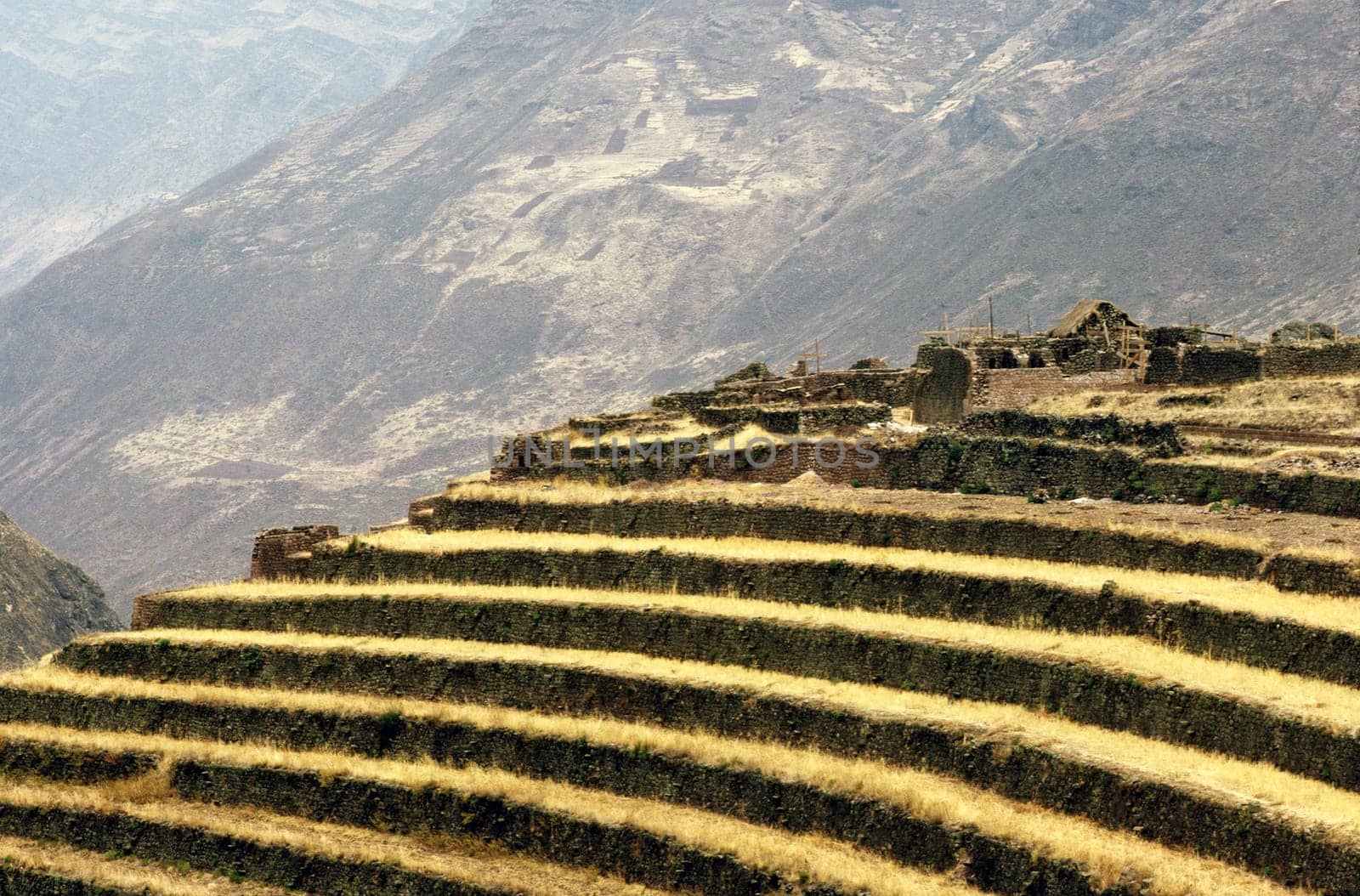 The terraces at Pisac, Peru