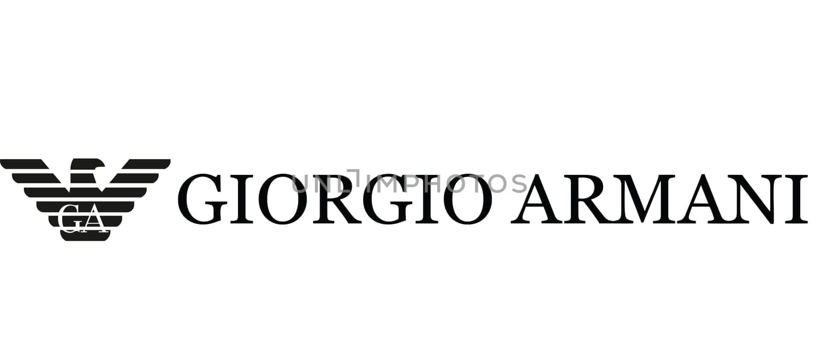 giorgio armani logo fashion brand clothes illustration