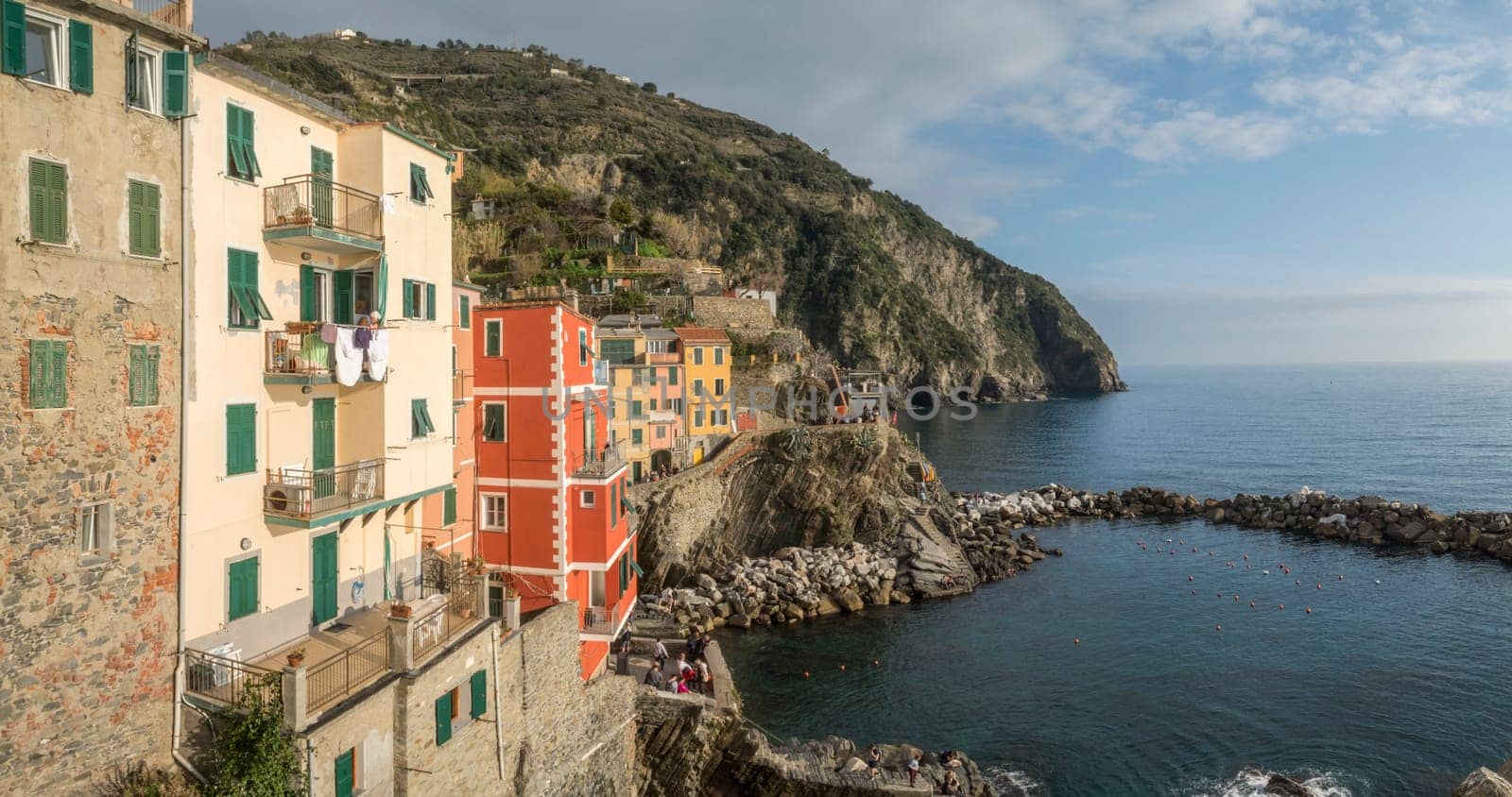 Village of Manarola, on the Cinque Terre coast of Italy