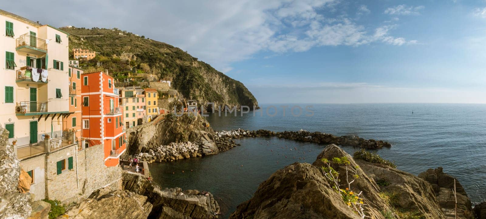 Village of Manarola, on the Cinque Terre coast of Italy