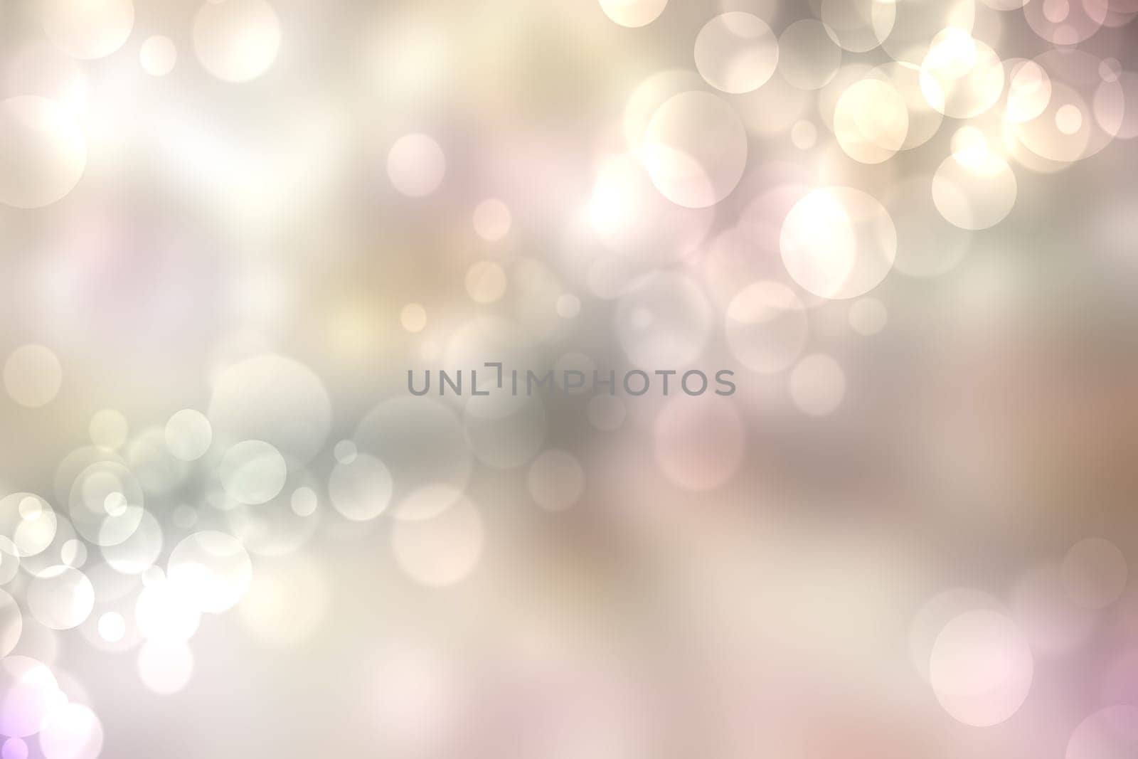 Festive colorful abstract soft style background with sparkling shiny bokeh circles for Christmas and Valentine. Beautiful texture.