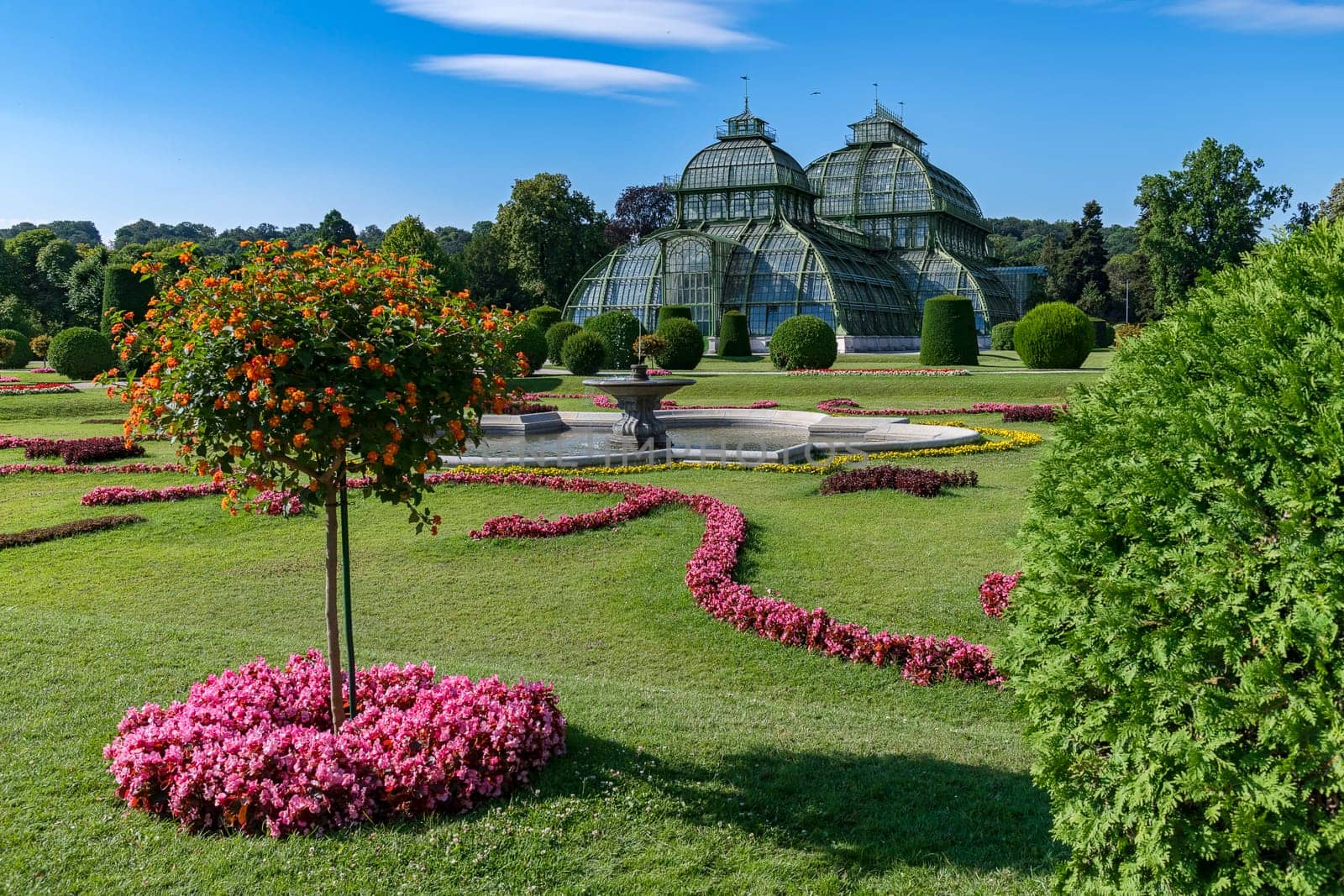 Palm House,Schönbrunn Palace Park,Vienna,Austria