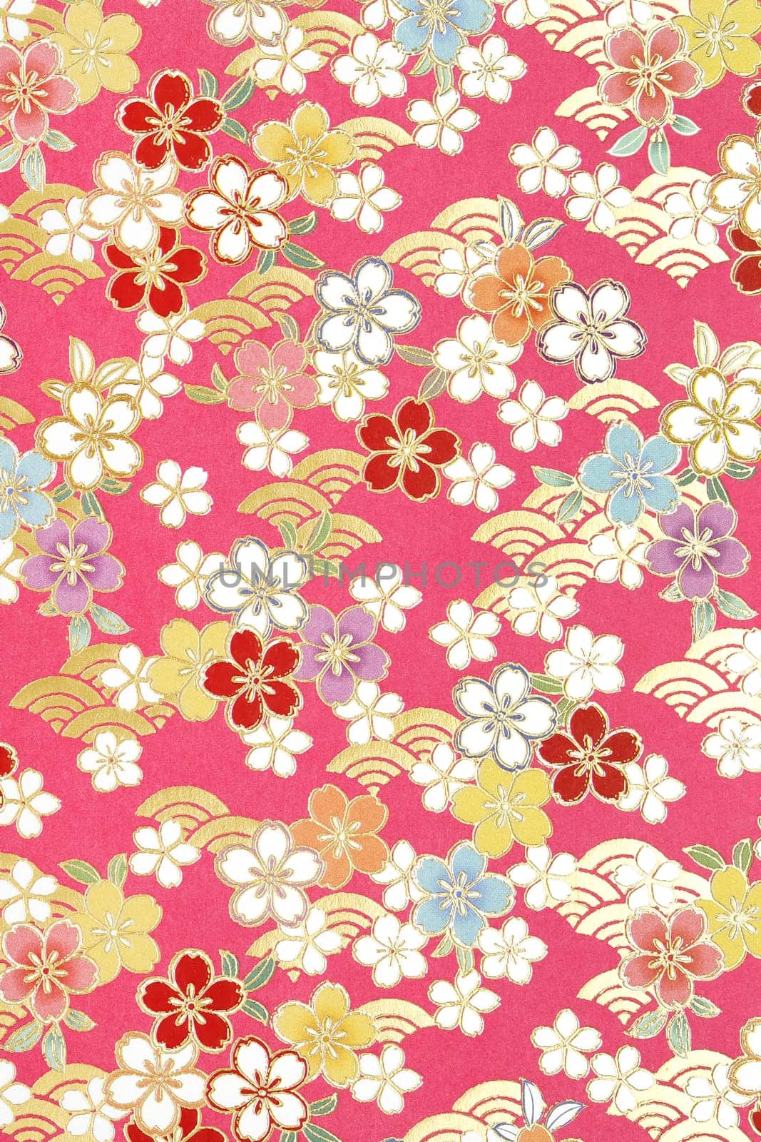 Traditional Japanese pattern origami paper, texture background