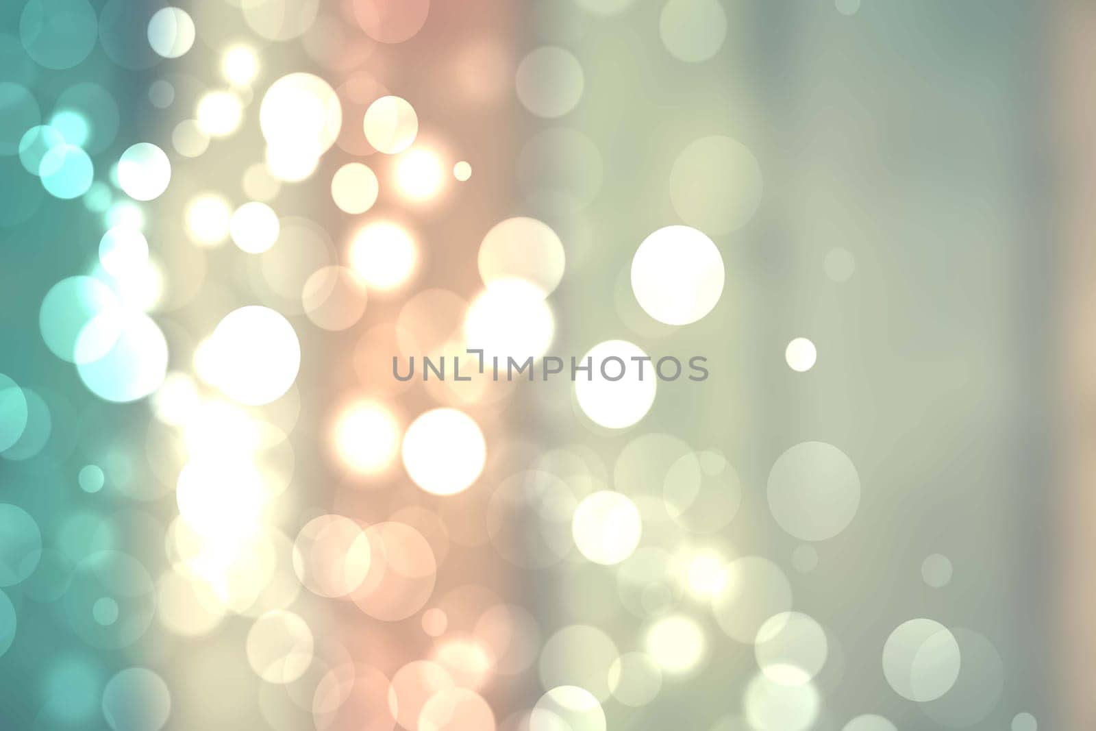 Festive colorful abstract soft background with sparkling shiny bokeh circles. For Christmas and Valentine. Beautiful texture.