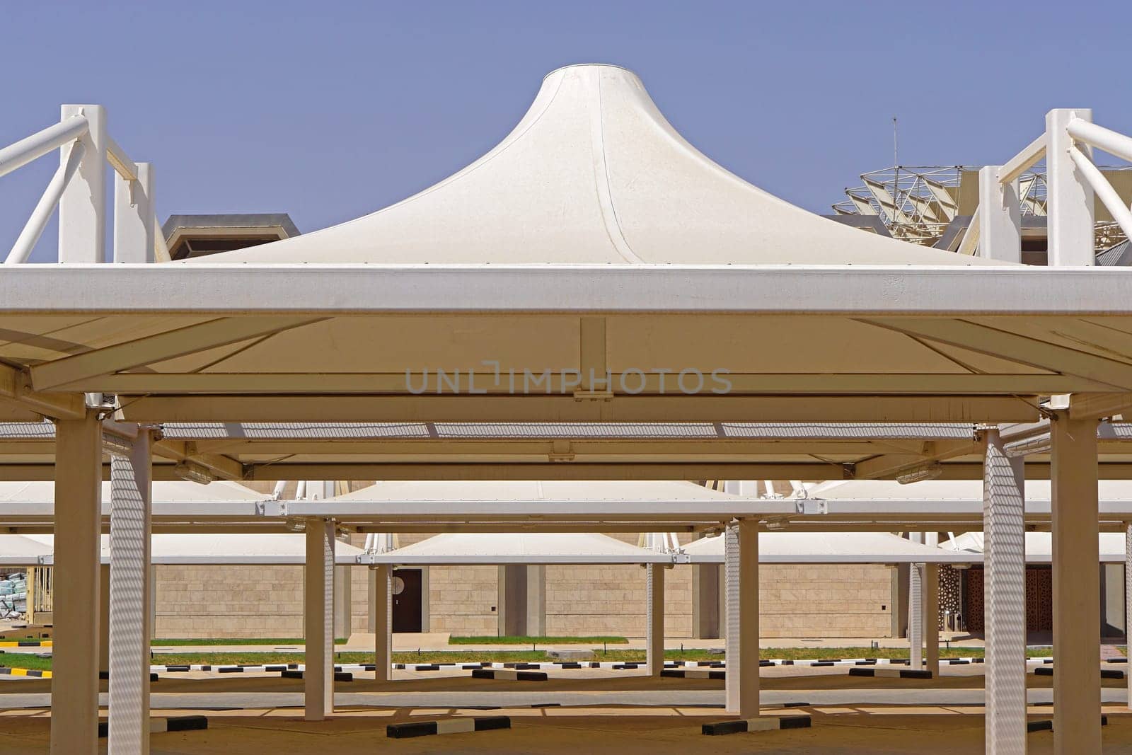 Architecture tent structure for shade in Kuwait