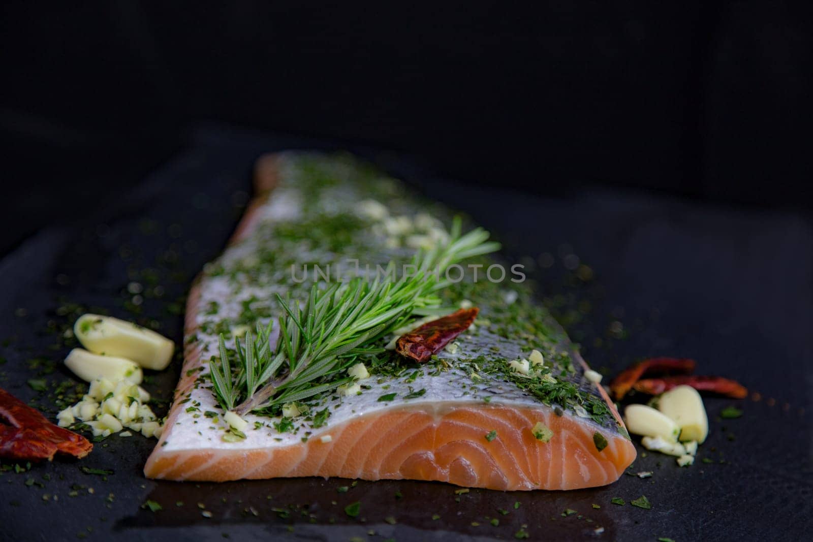Salmon with potatoes
