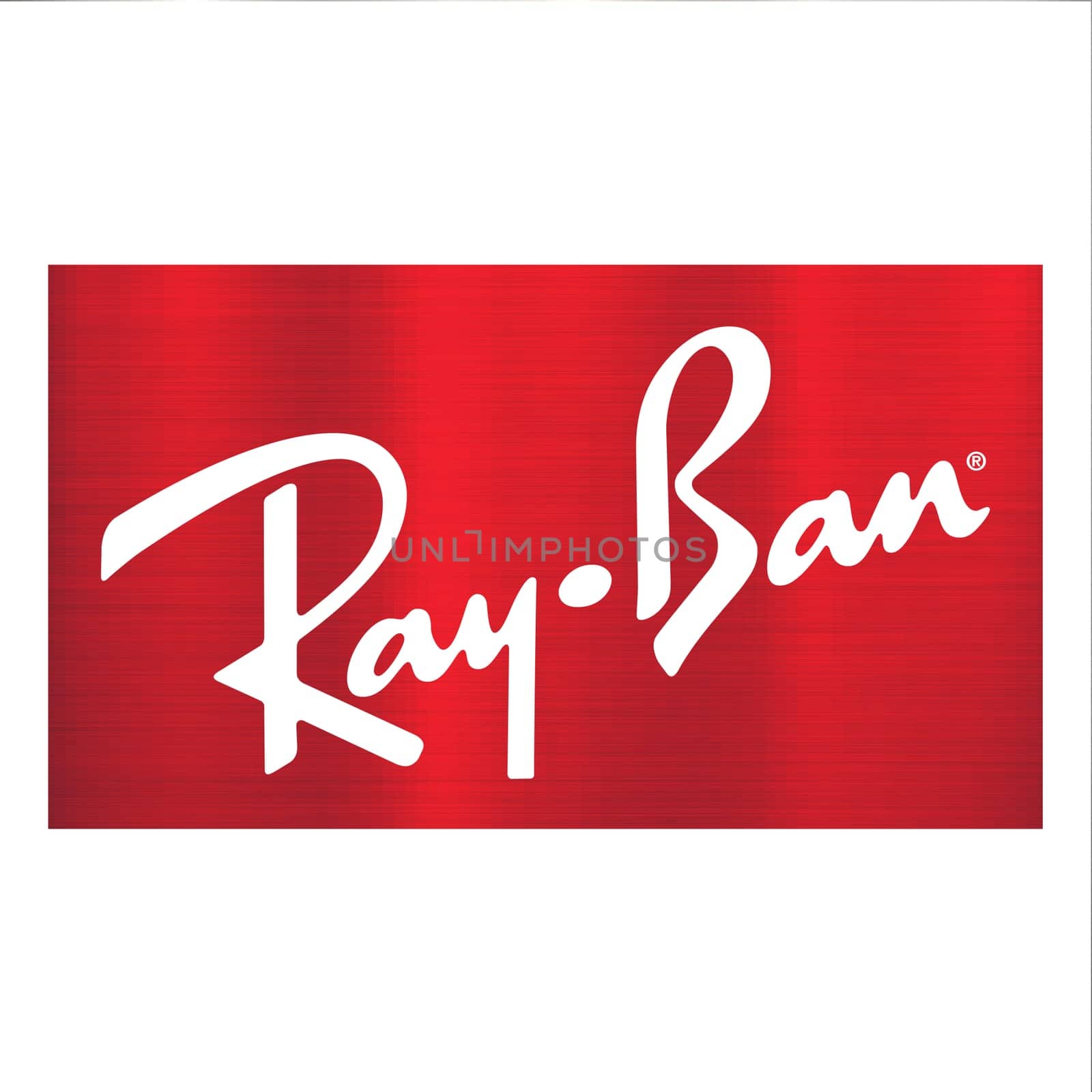 Ray-Ban sunglasses fashion red color metallic illustrationRay-Ban sunglasses fashion red color metallic illustration