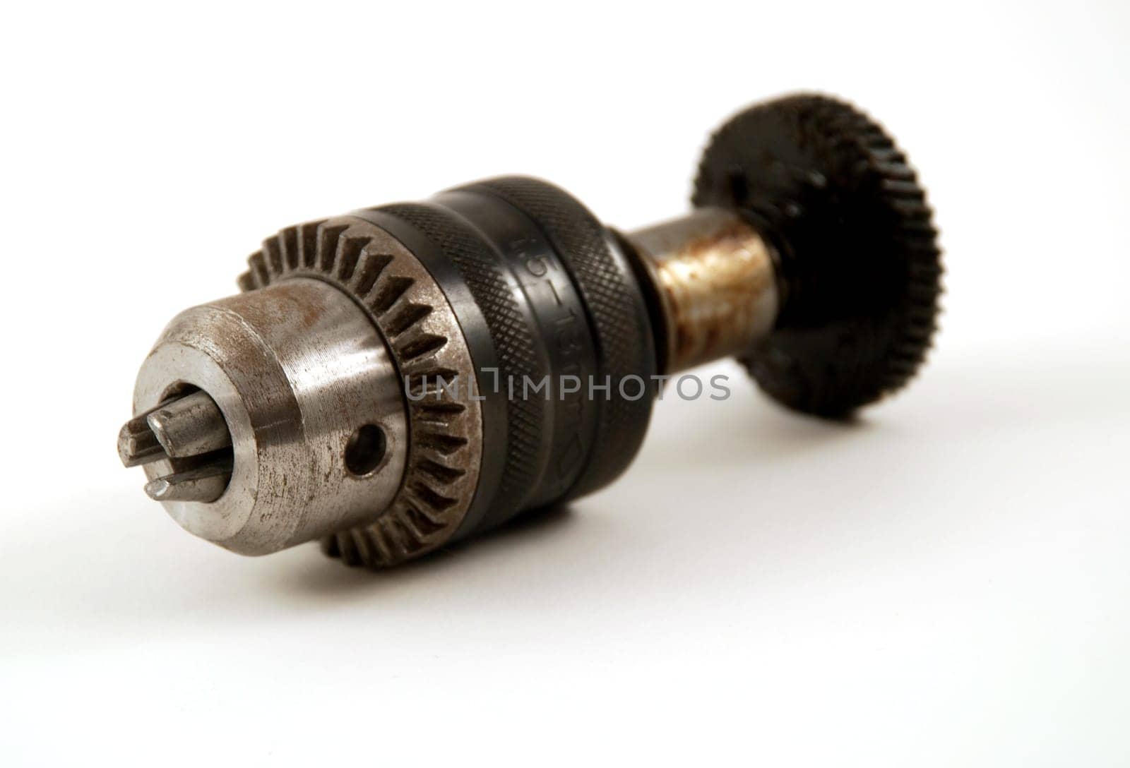 stock pictures of a drill head showing the chuck