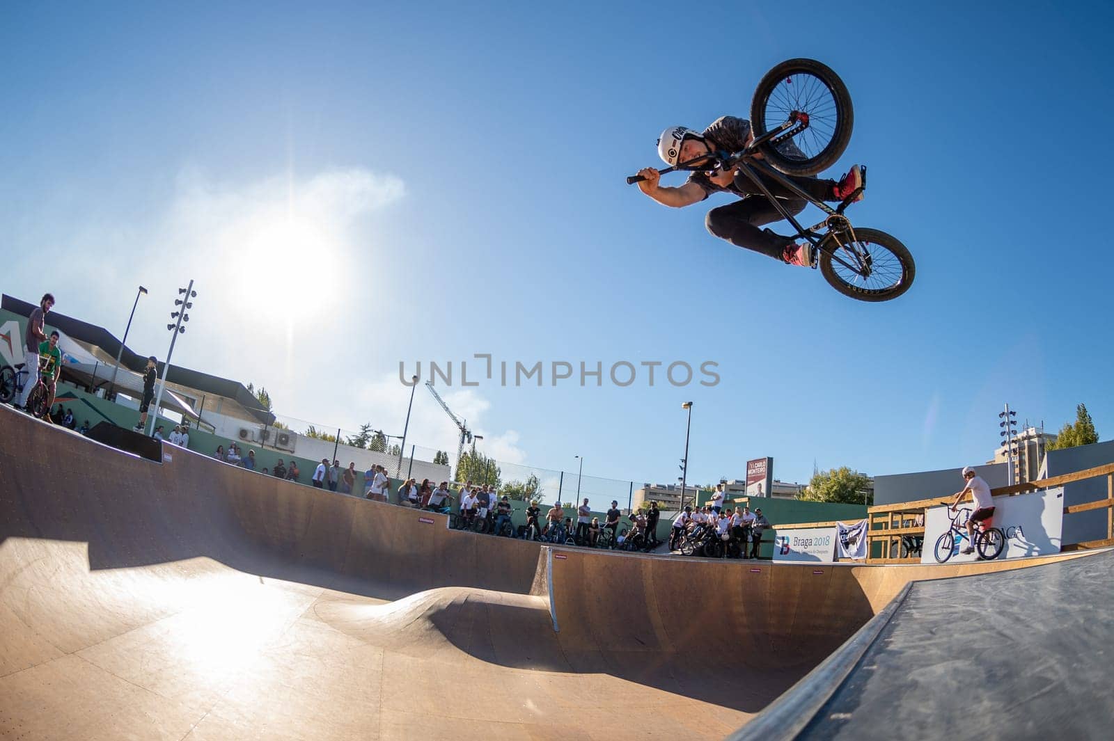 BRAGA, PORTUGAL - OCTOBER 7, 2018: Tom Valderrama during the Bowl Session Event.