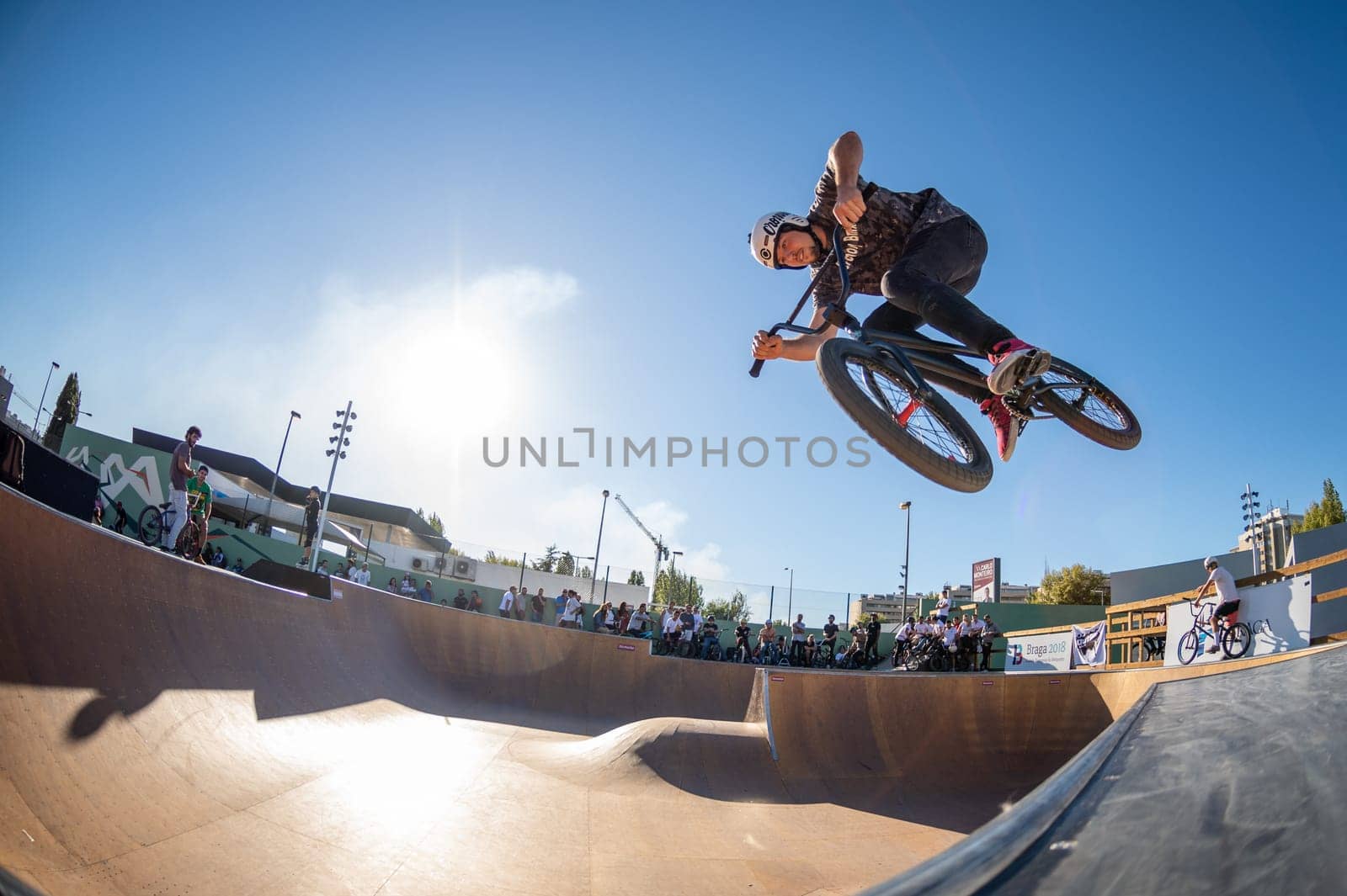 BRAGA, PORTUGAL - OCTOBER 7, 2018: Tom Valderrama during the Bowl Session Event.