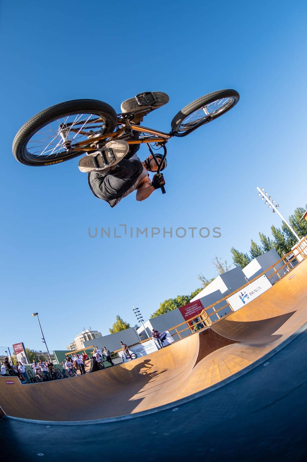 BRAGA, PORTUGAL - OCTOBER 7, 2018: Jean Silva during the Bowl Session Event.