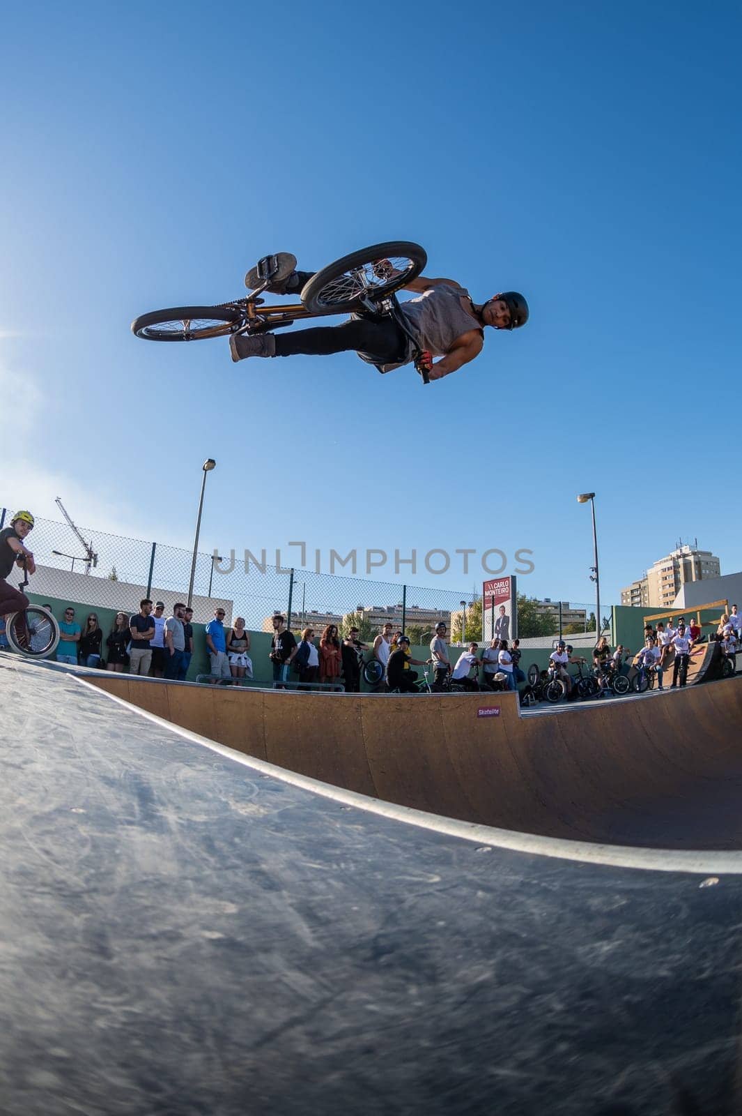 BRAGA, PORTUGAL - OCTOBER 7, 2018: Jean Silva during the Bowl Session Event.