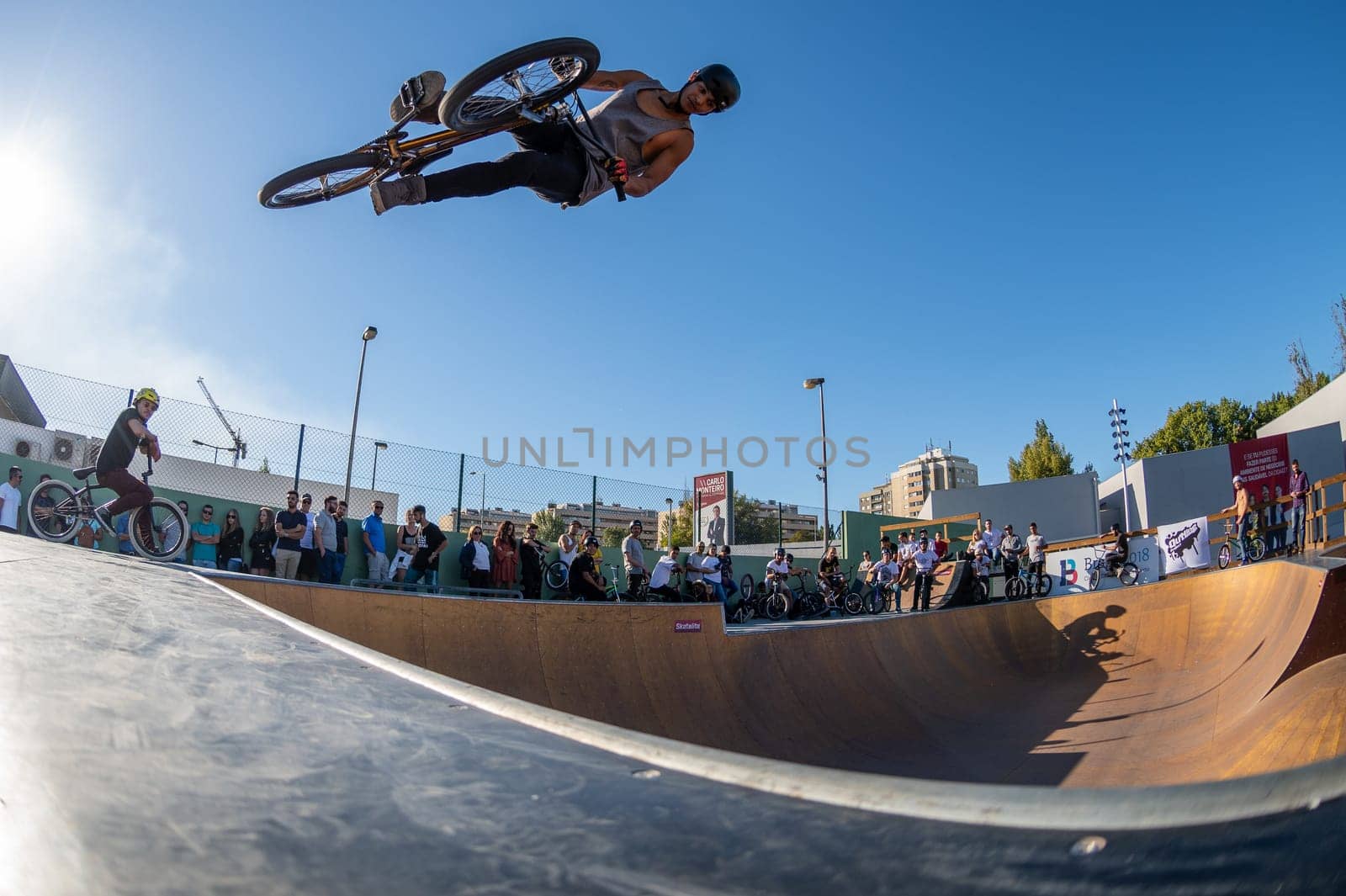 BRAGA, PORTUGAL - OCTOBER 7, 2018: Jean Silva during the Bowl Session Event.