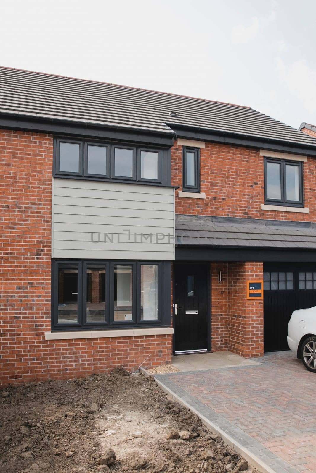 External shot of a new property that has just sold.