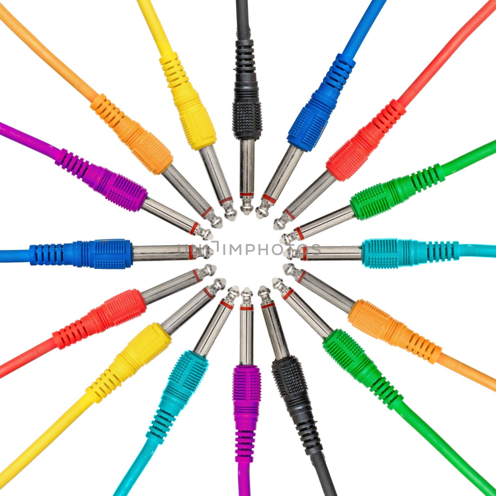 Colorful audio jacks
