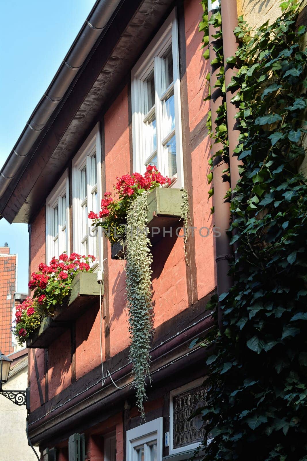 historic half-timbered house in Quedlinburg