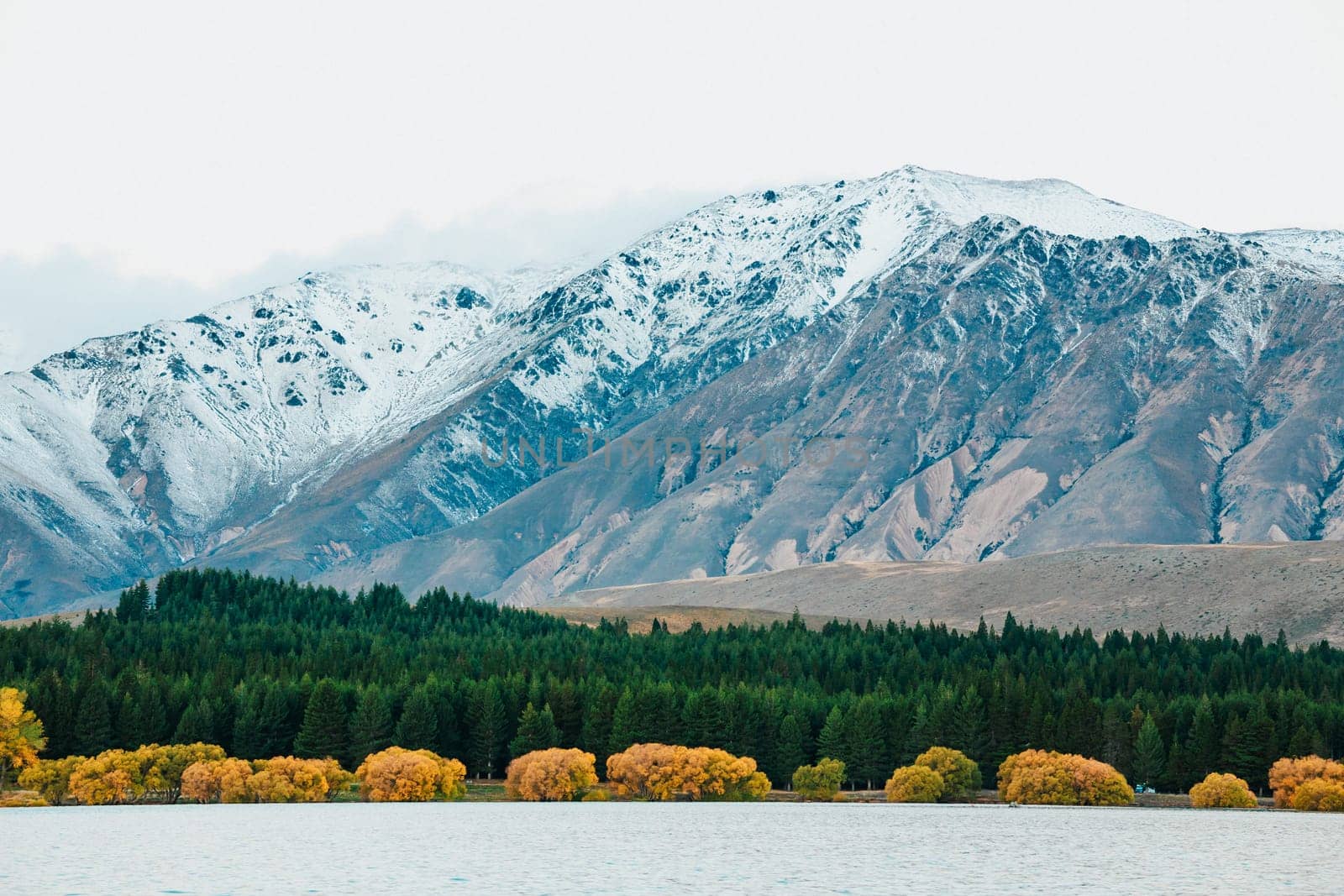 amazing landscapes viewed from Tekapo observatory, New Zealand