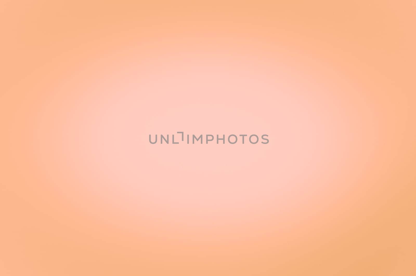 Blurred background of orange color. Enlightenment in the center. No texture.