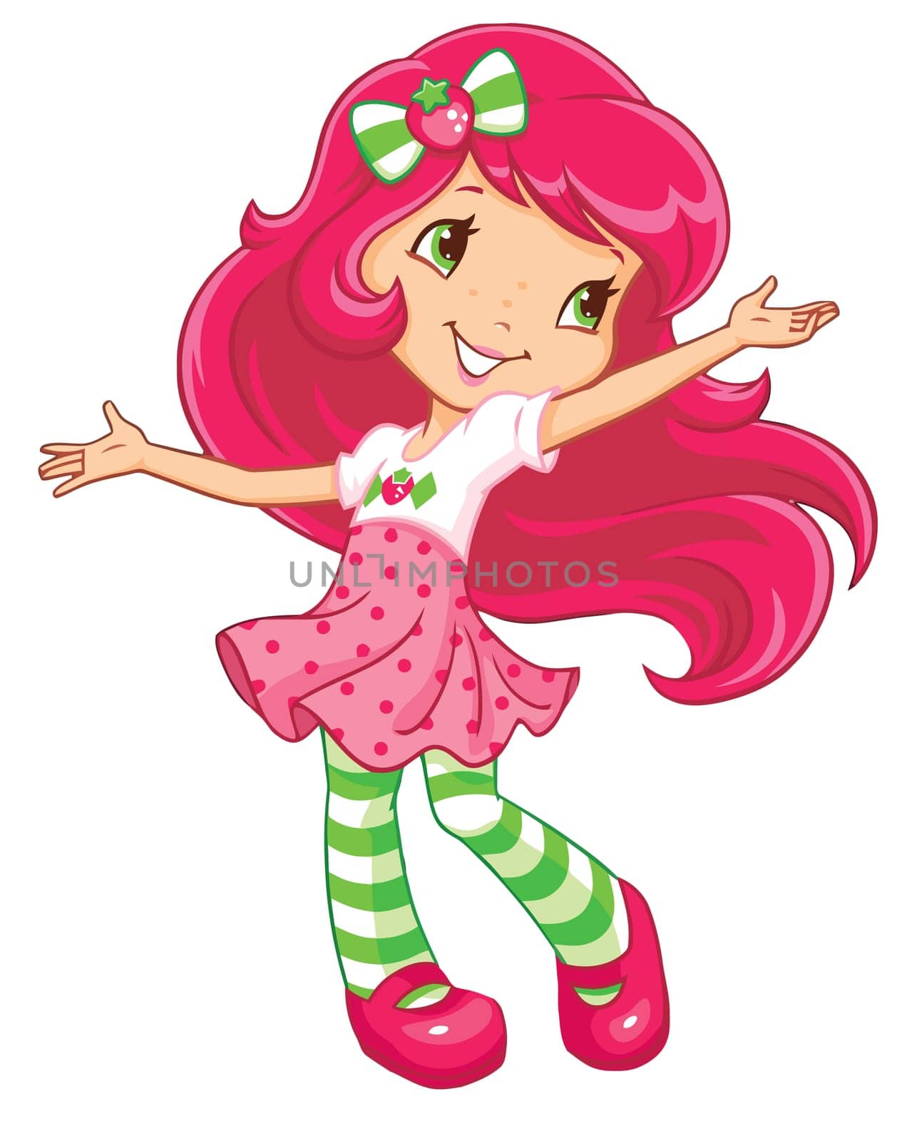strawberry shortcake cartoon illustration character