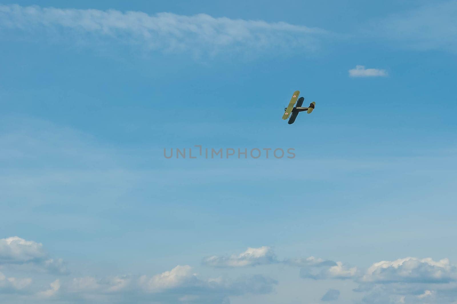 World War II fighter airplanes in flight U-2.