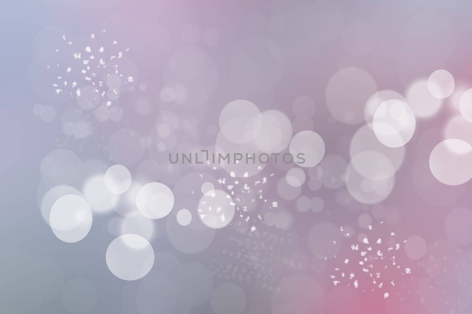 Abstract festive blur bright pink background with white bokeh lights. Template for your product display montage. Beautiful texture.