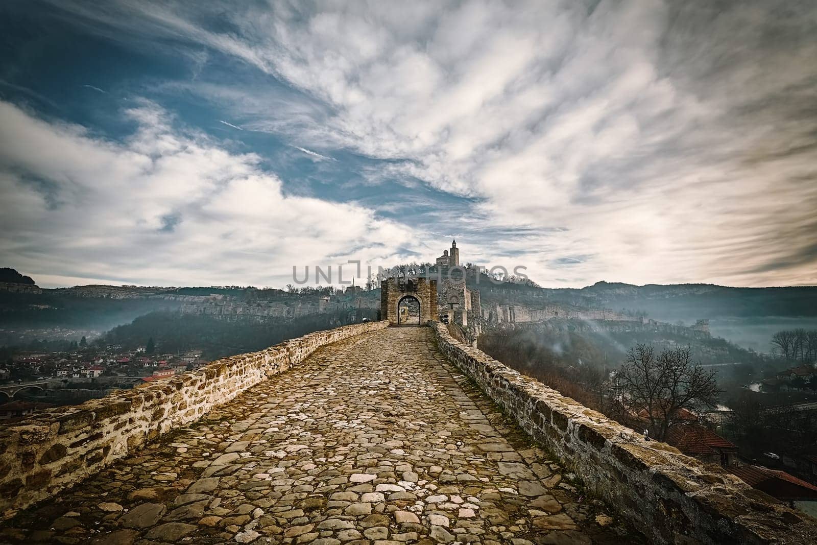Entrance to the Fortress Tsarevets in Veliko Tarnovo, Bulgaria