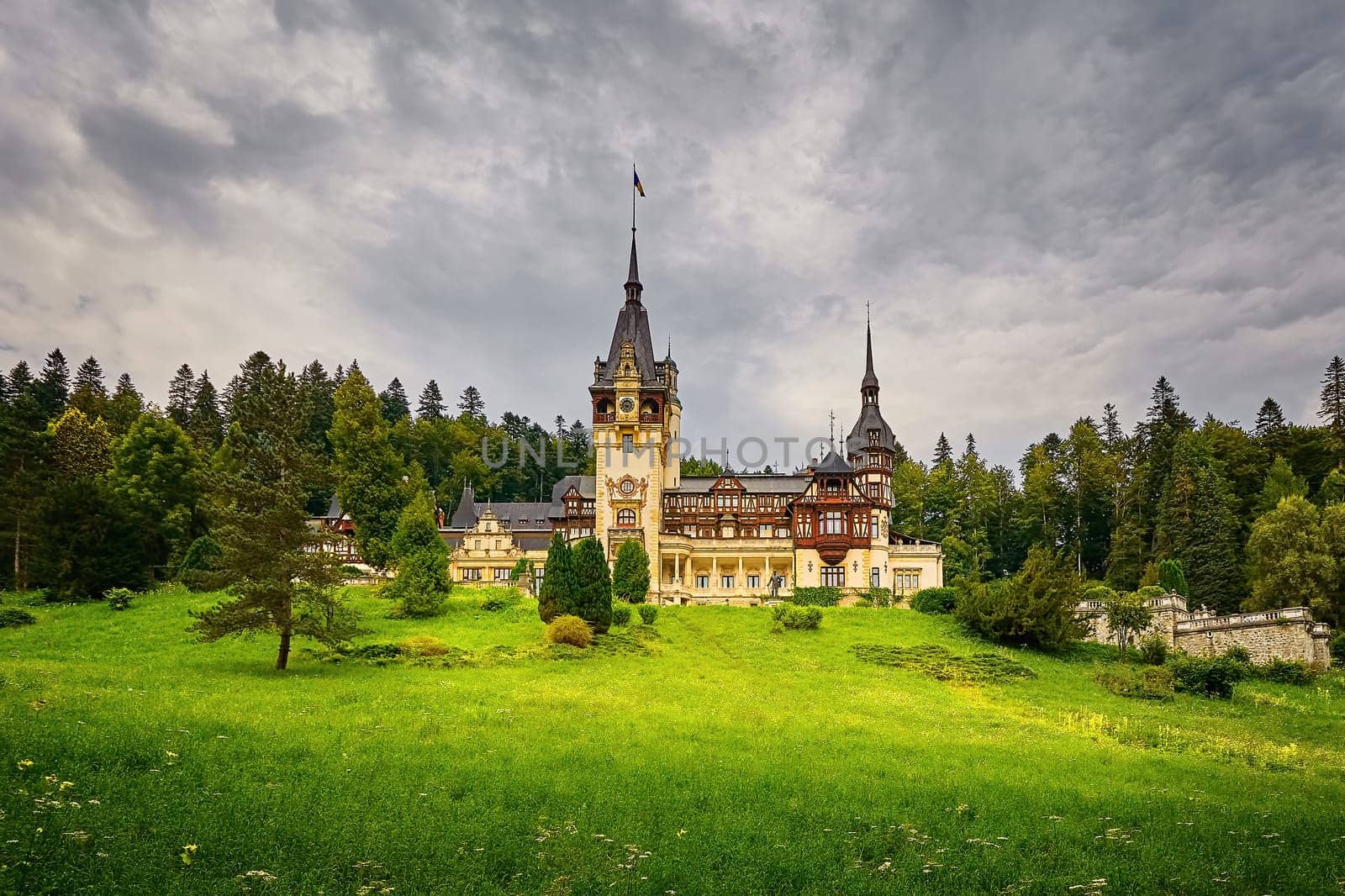 Old Castle in Sinaia, Romania