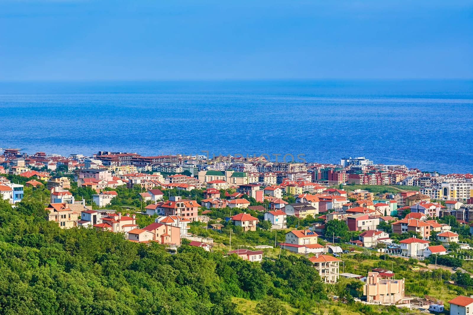 Small Bulgarian Town on the Shore of Black Sea