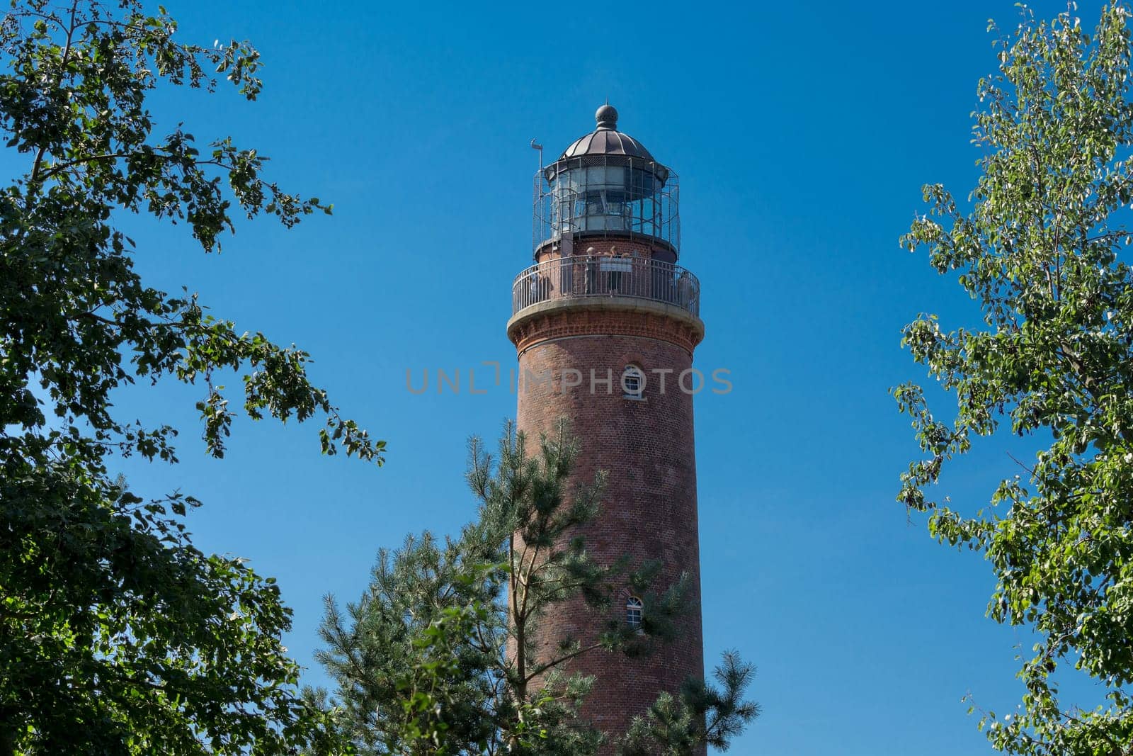 PREROW ON THE DARS - AUGUST 03, 2018: Prerow on the Darss, Vorpommersche Boddenlandschaft National Park, Germany