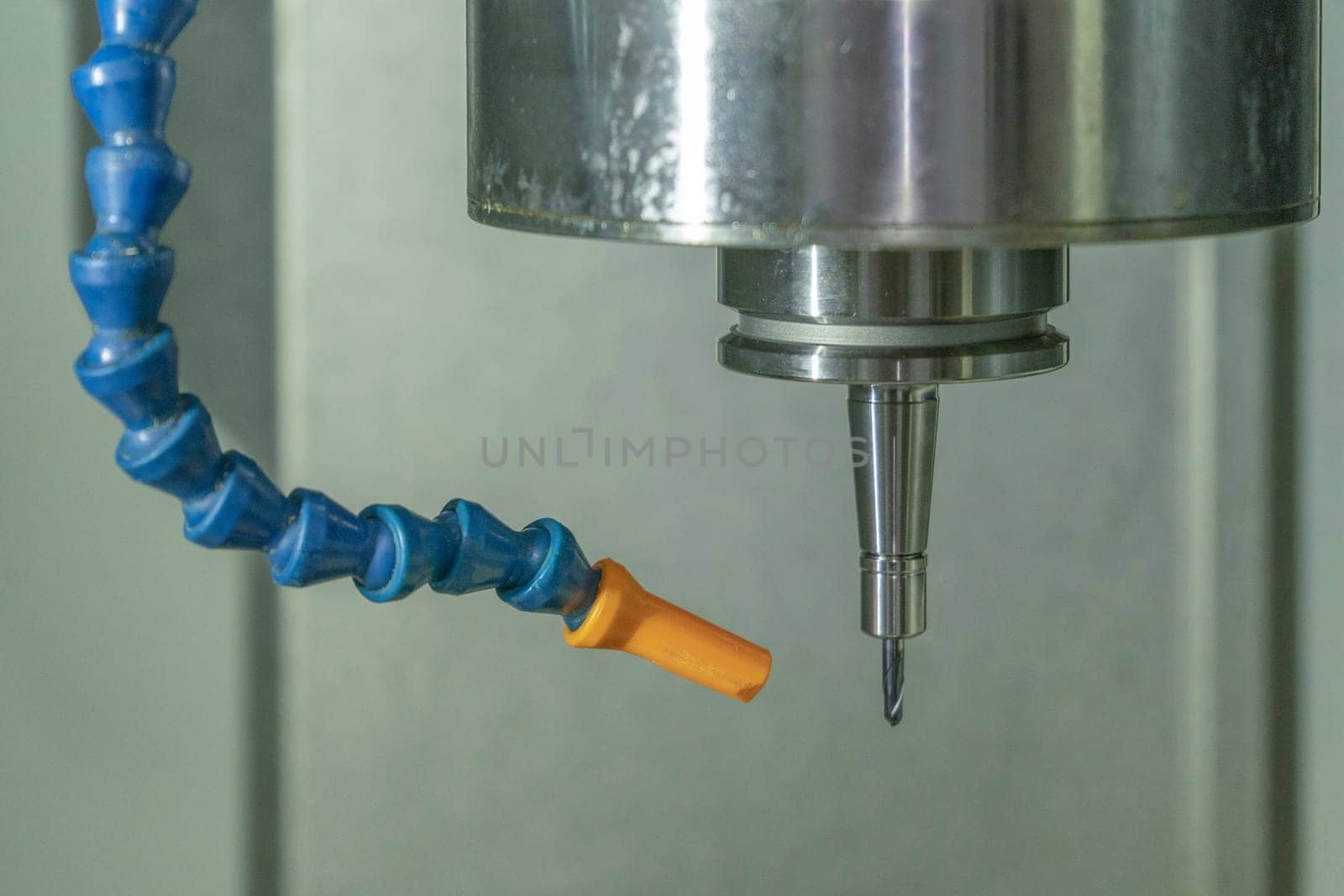 CNC tool ball endmill in the machine
