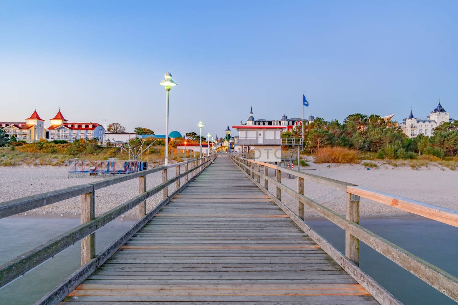 vineta, bridge, baltic, usedom, zinnowitz, ocean, city, germany