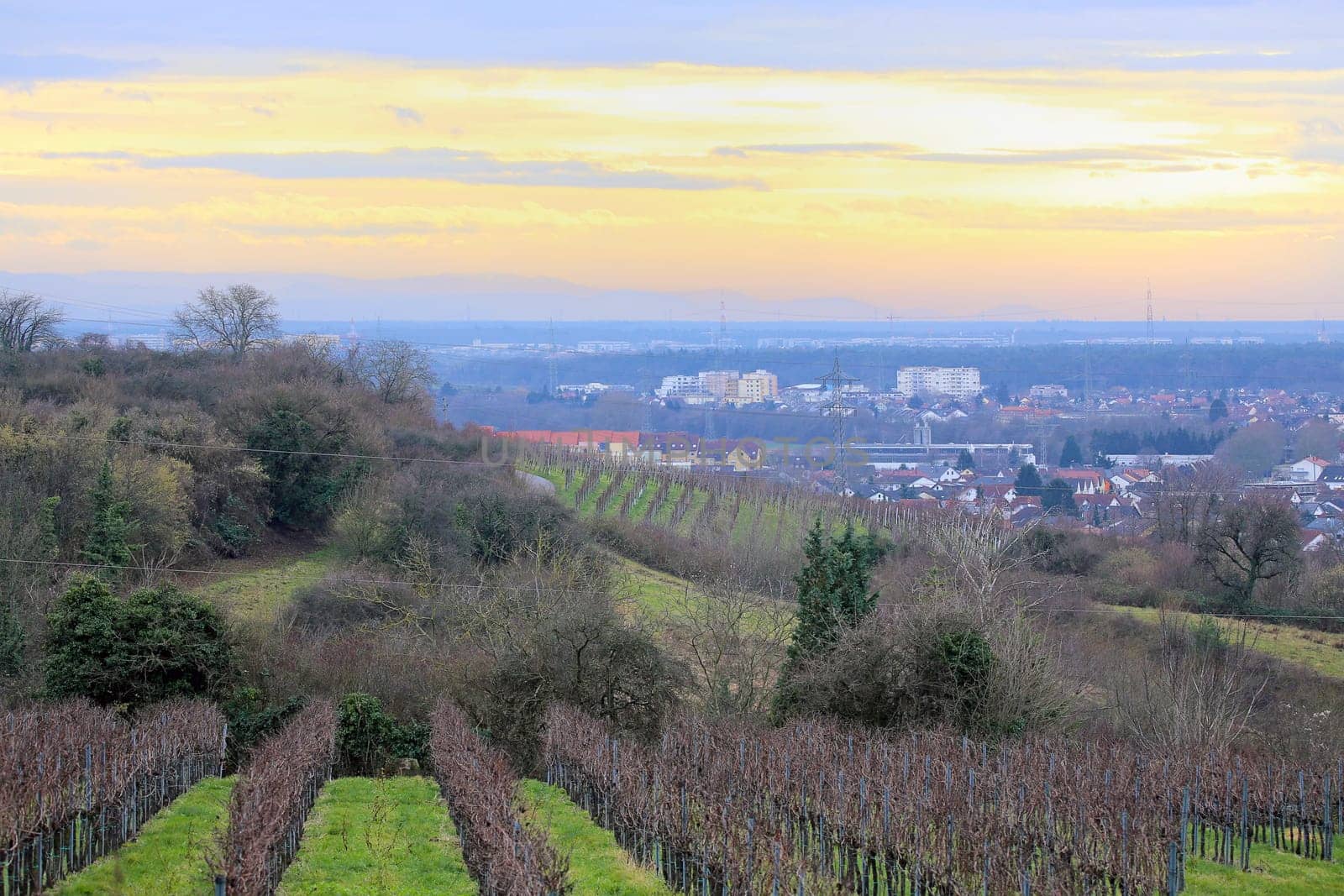 View of Leimen in the Rhein-Neckar-Kreis
