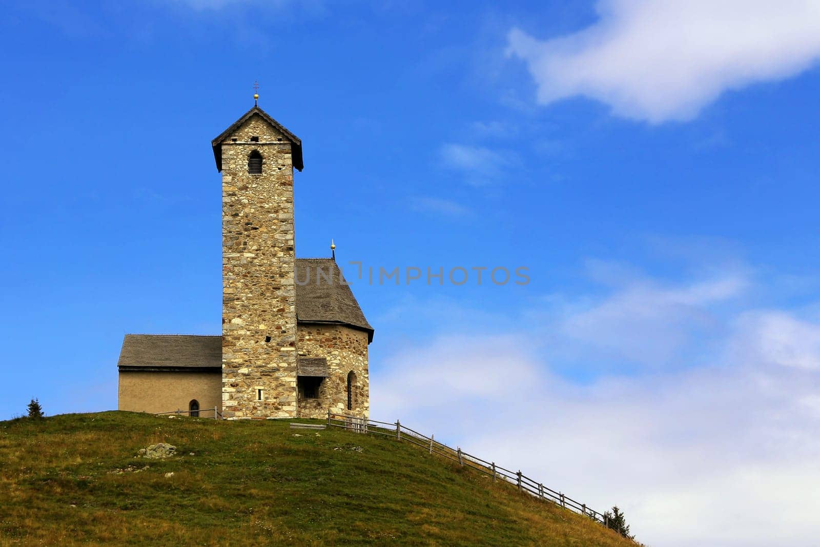 Vigil chapel on the Vigiljoch near Lana in South Tyrol