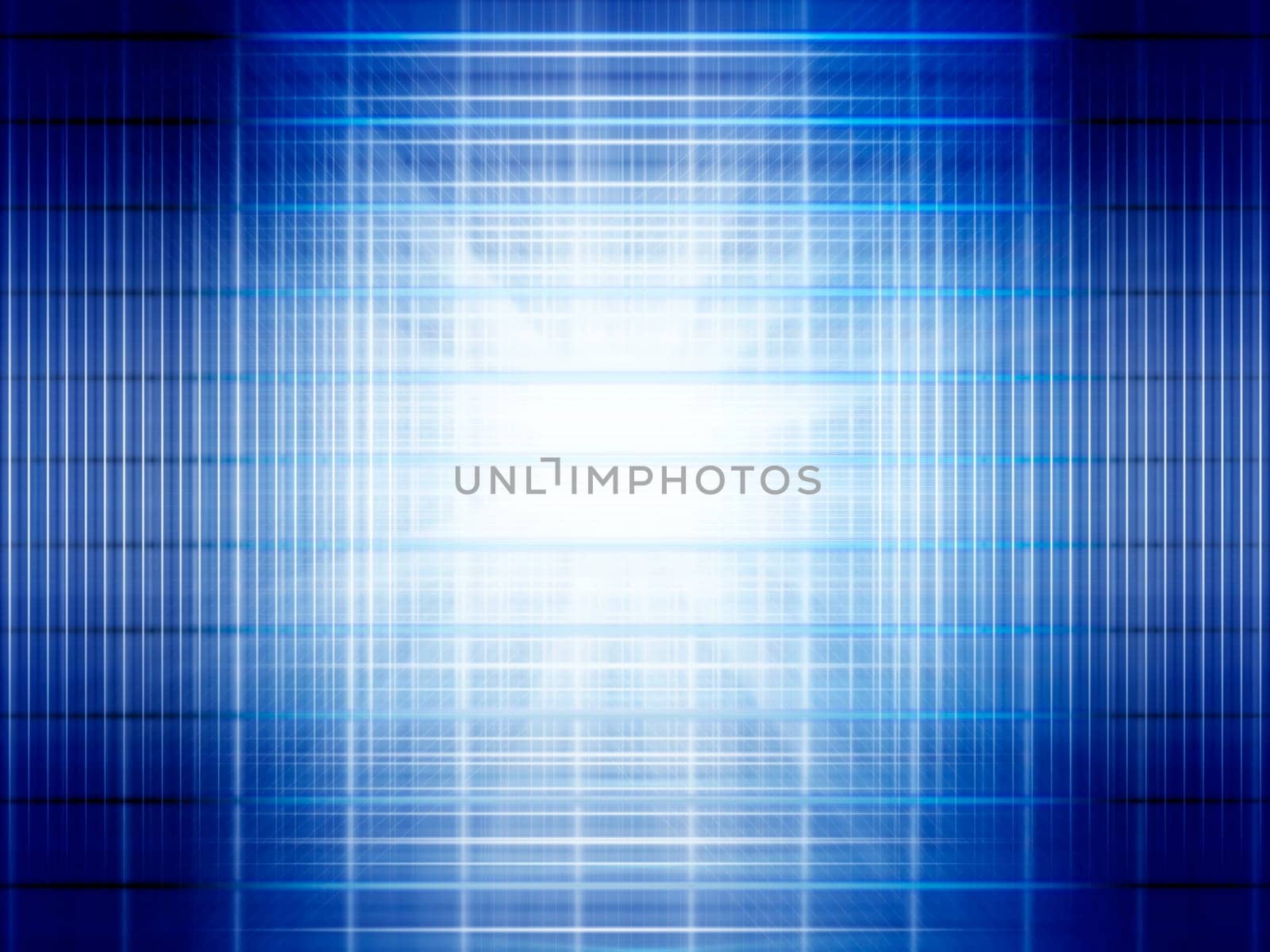 Abstract background of technology concept with glowing structural blue light manipulation