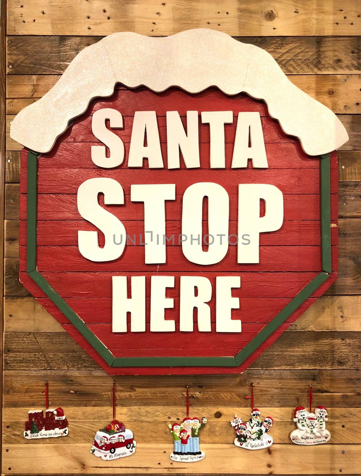 Santa's sign