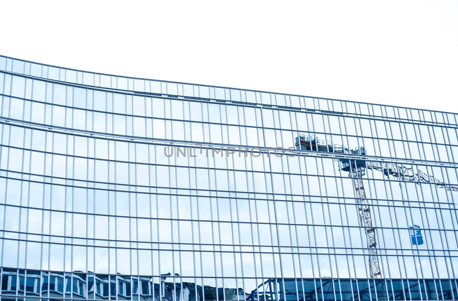 Office building o a construction area