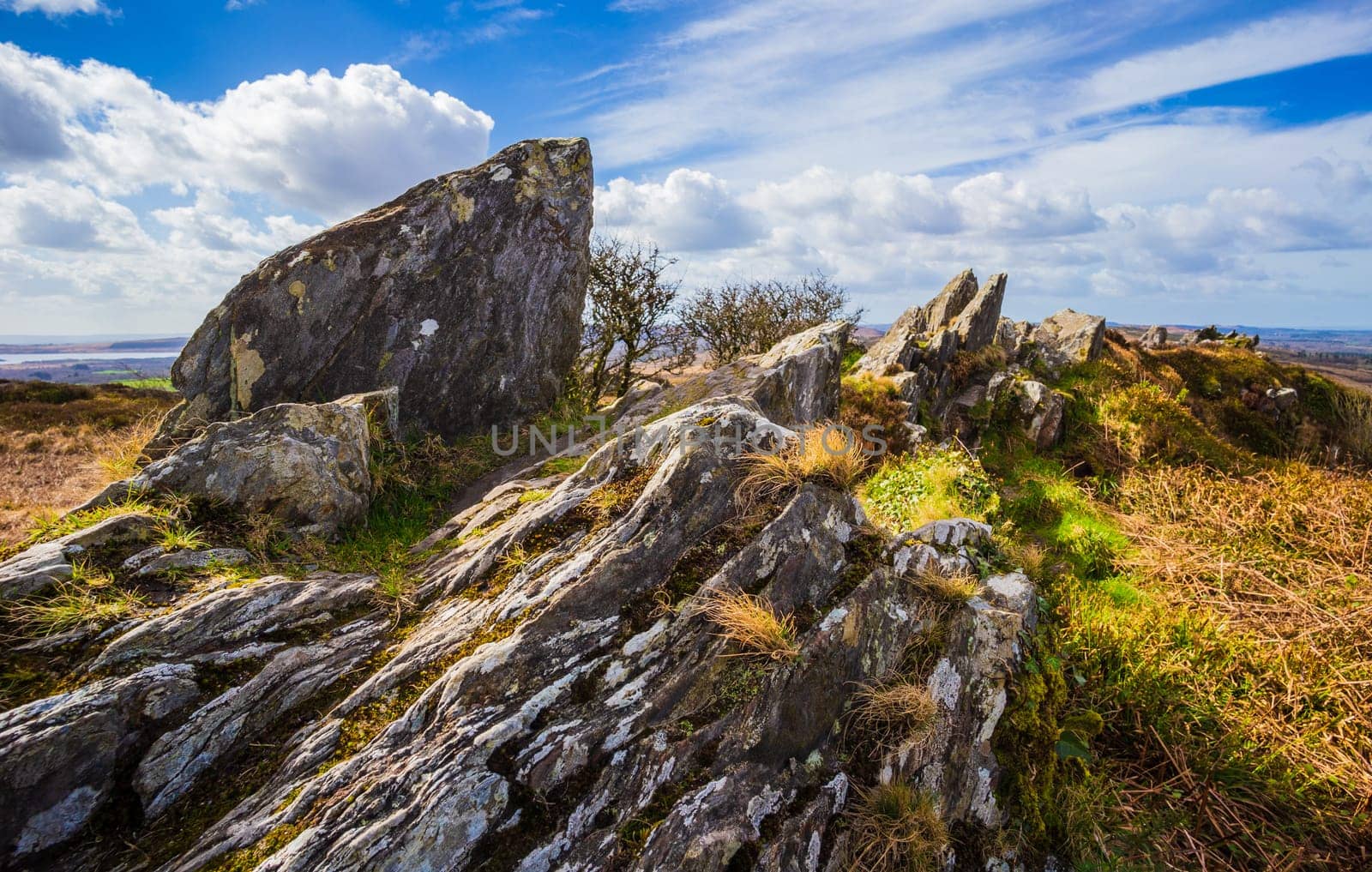 Roc'h Trevezel summit of  Brittany, north-western France, Europe